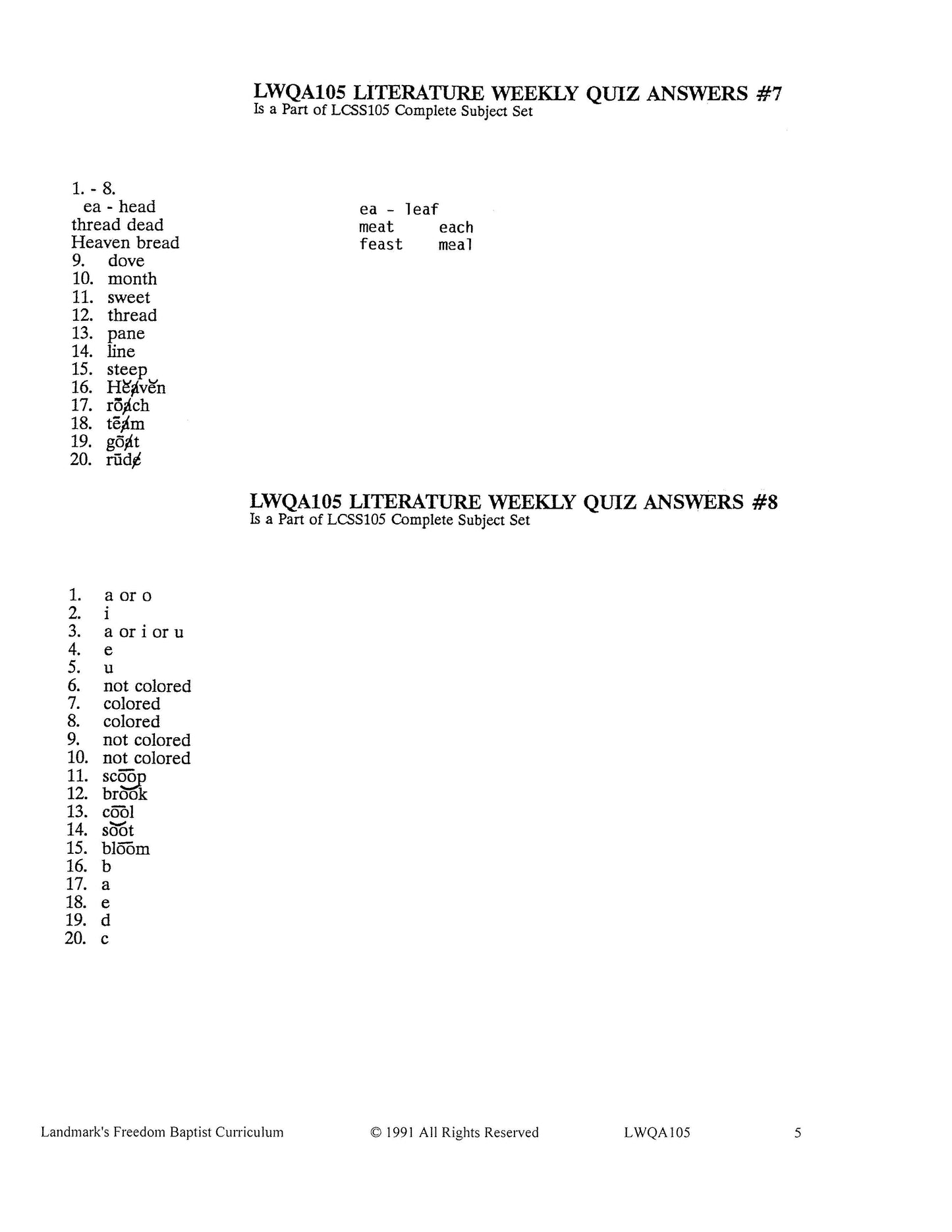 Literature Grade 01