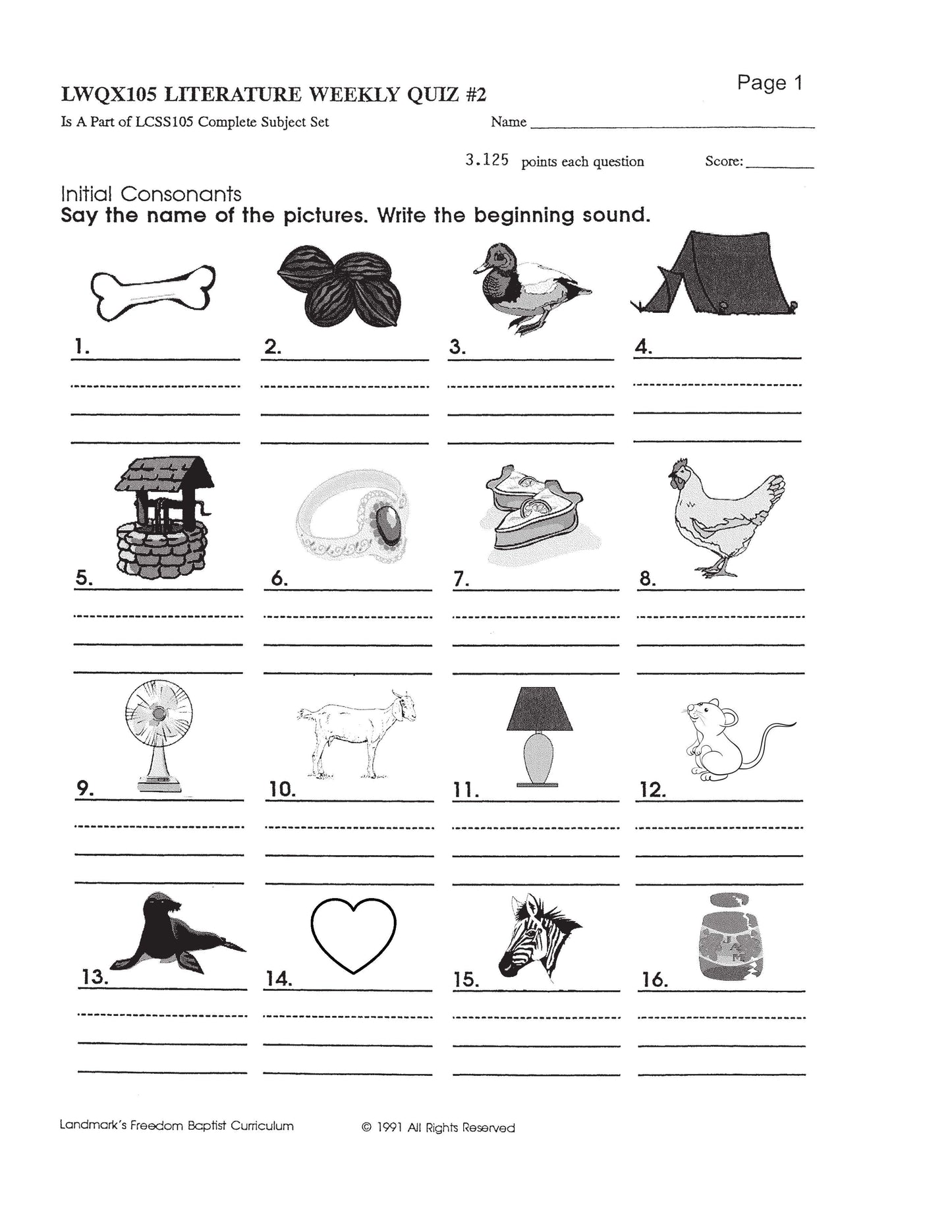 Literature Grade 01