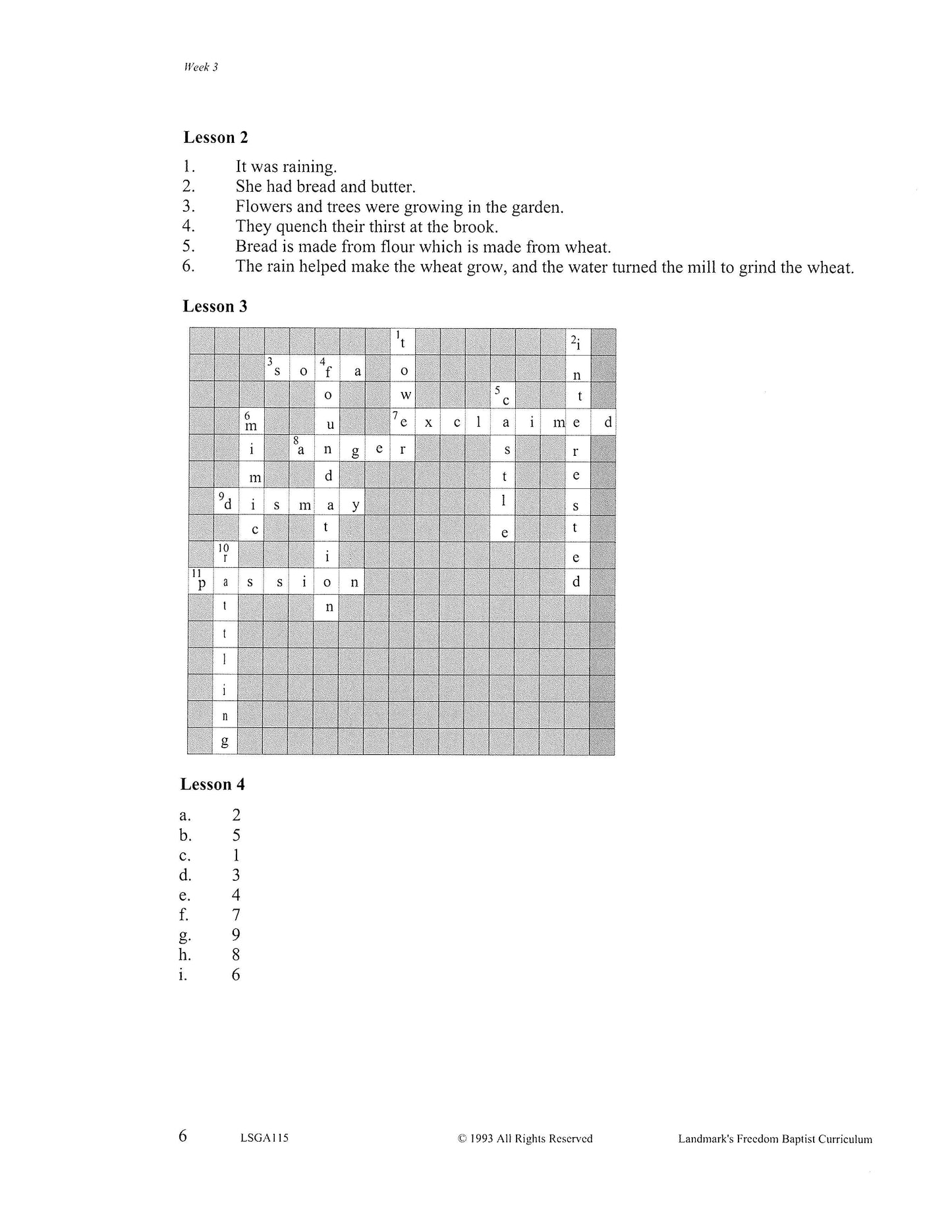 Literature Grade 03