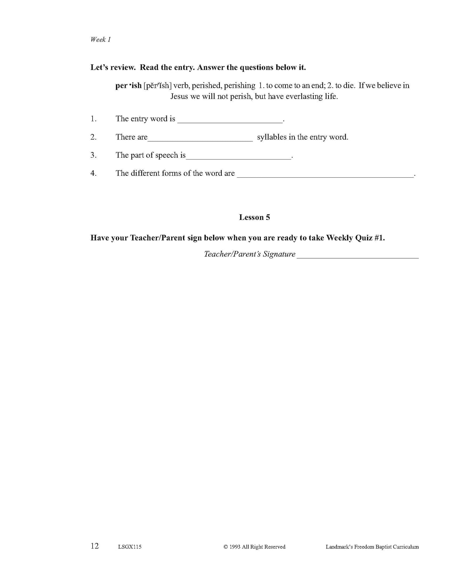 Literature Grade 03