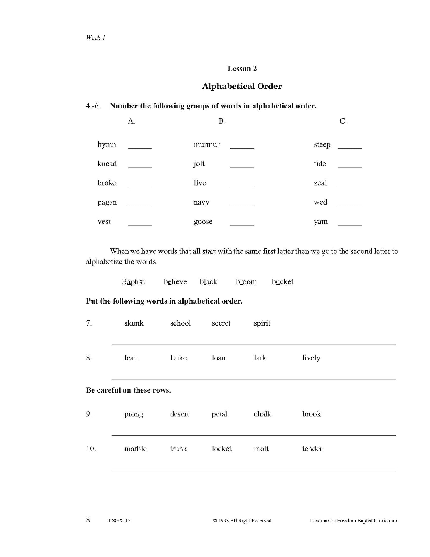 Literature Grade 03