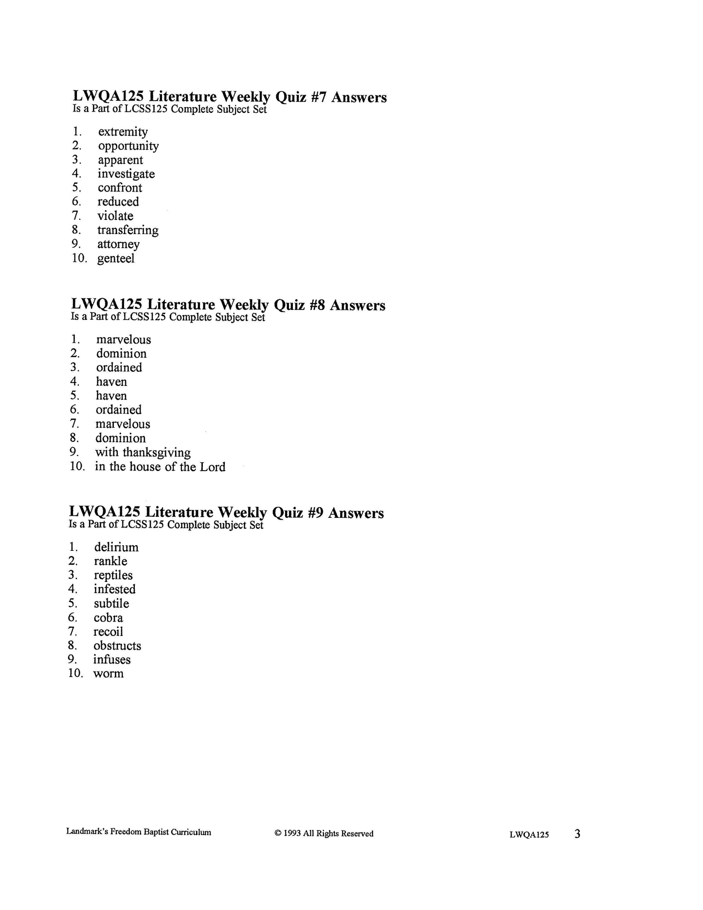 Literature Grade 05