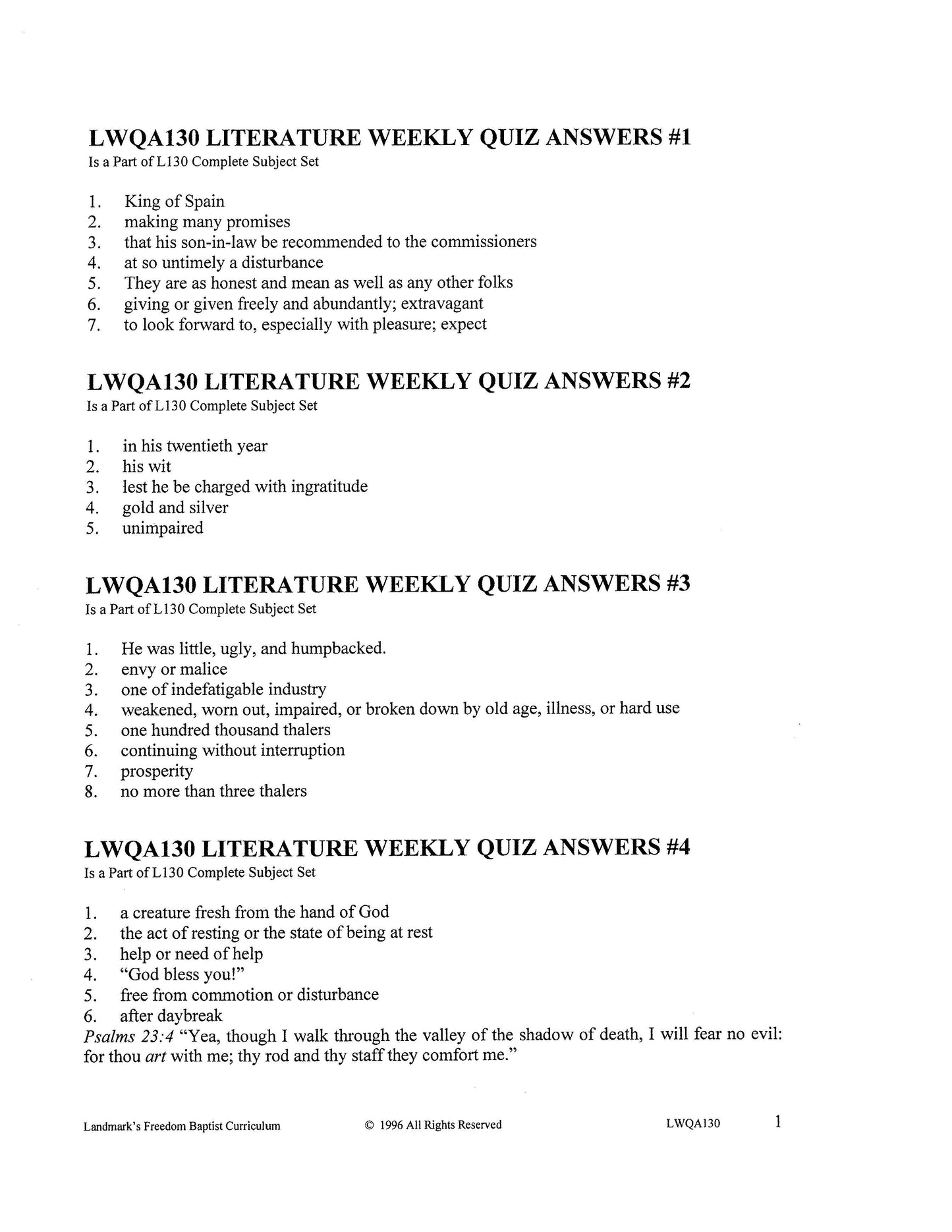 Literature Grade 06