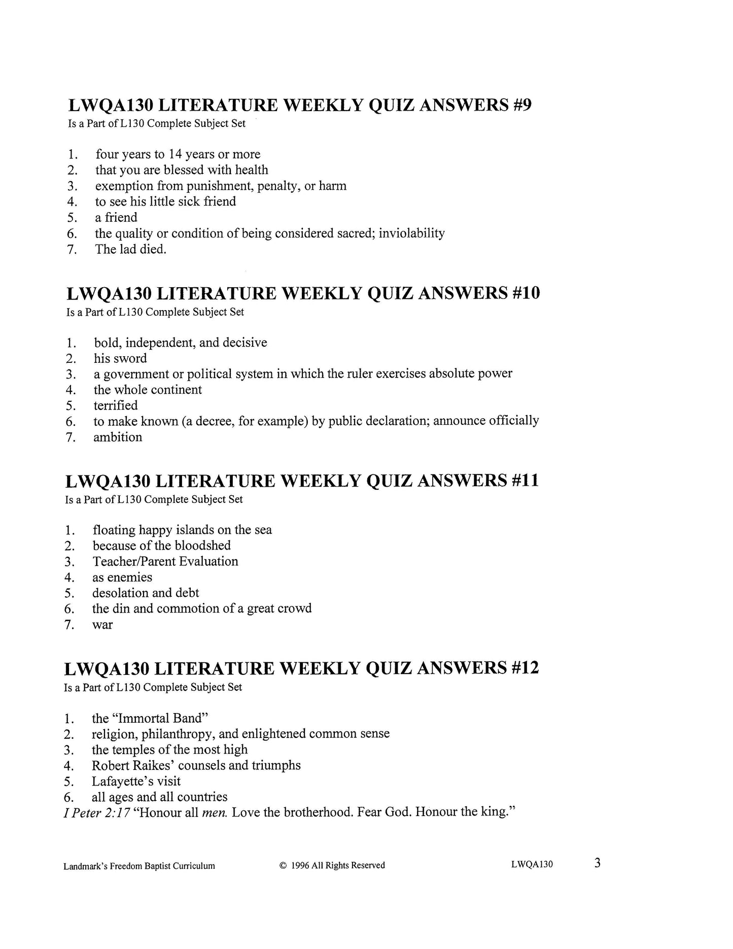 Literature Grade 06