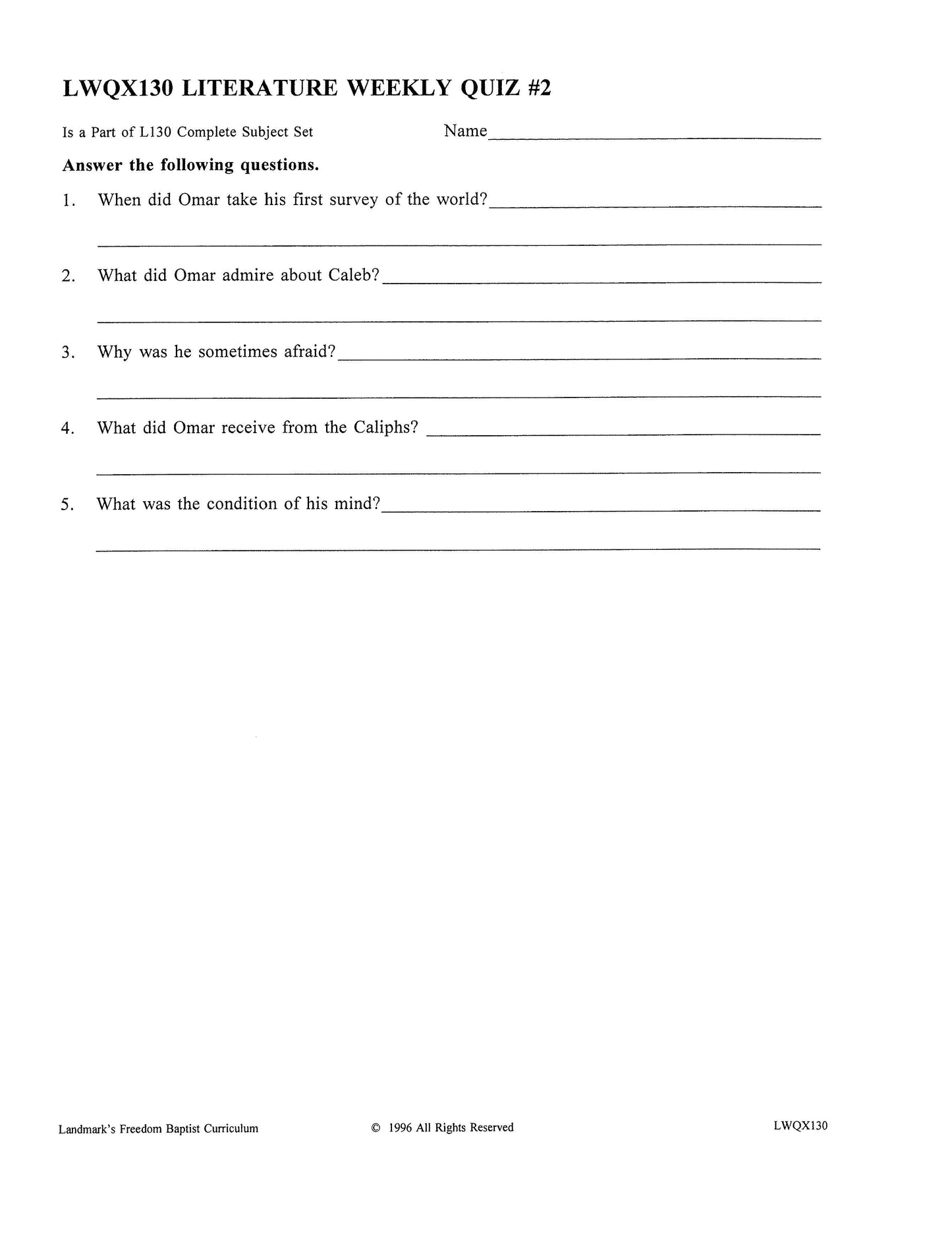 Literature Grade 06