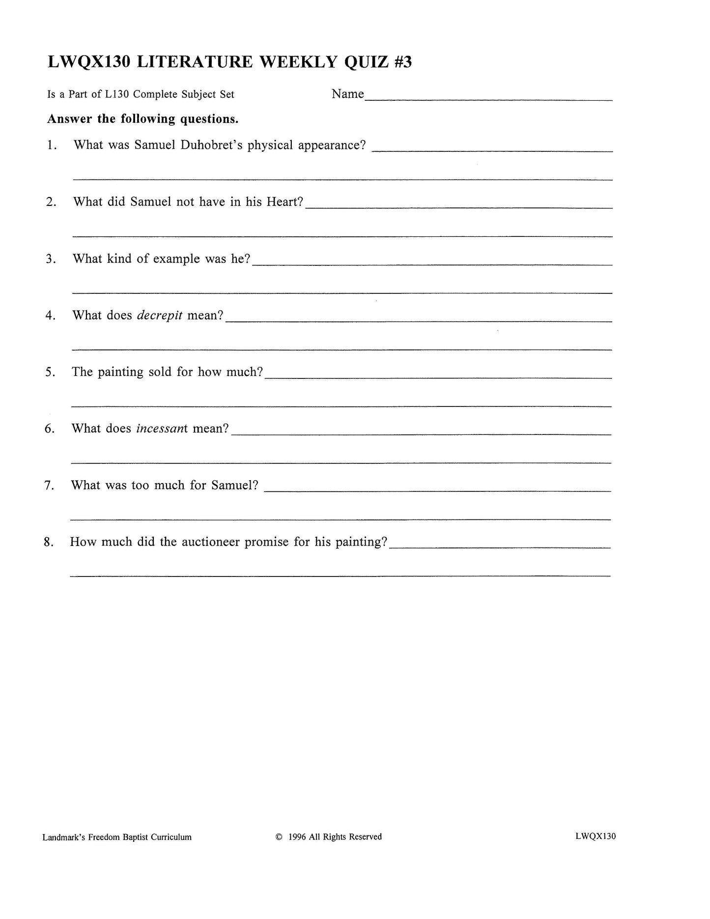 Literature Grade 06