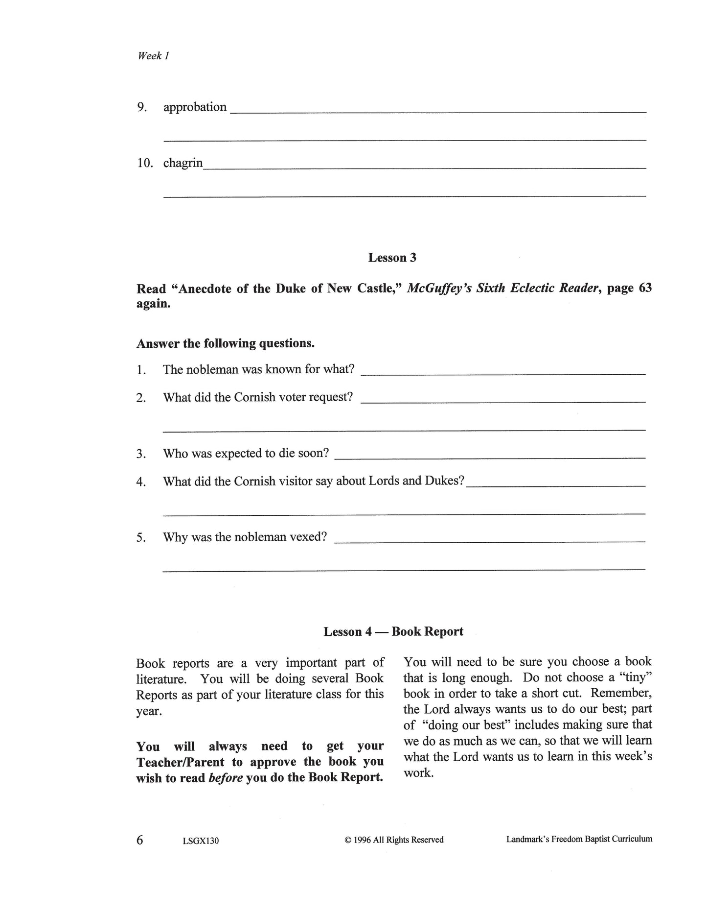 Literature Grade 06