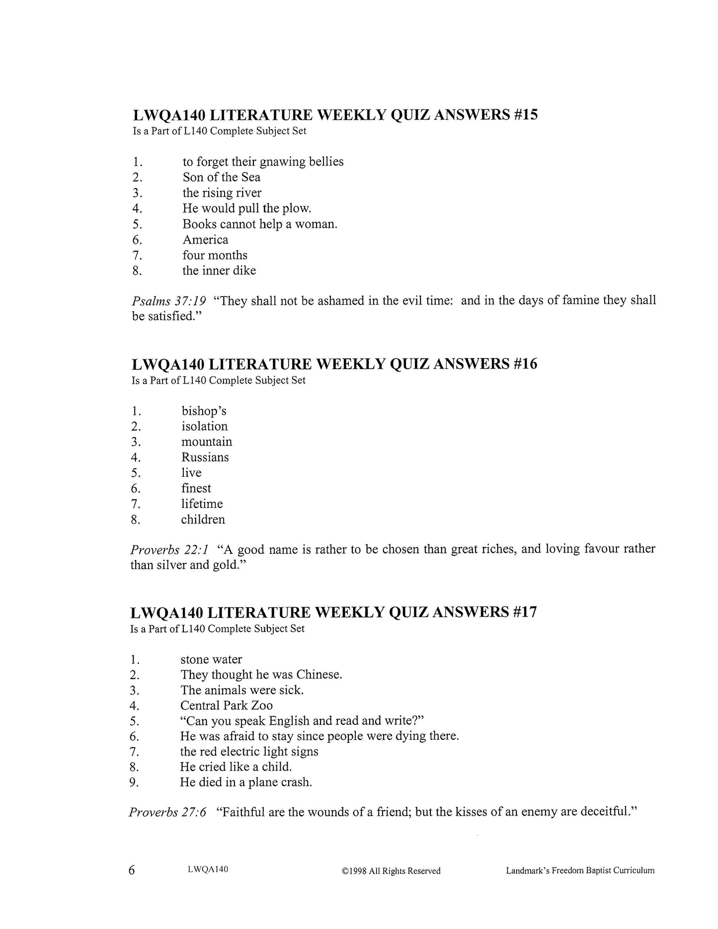 Literature Grade 08 - Character-Building Biographies