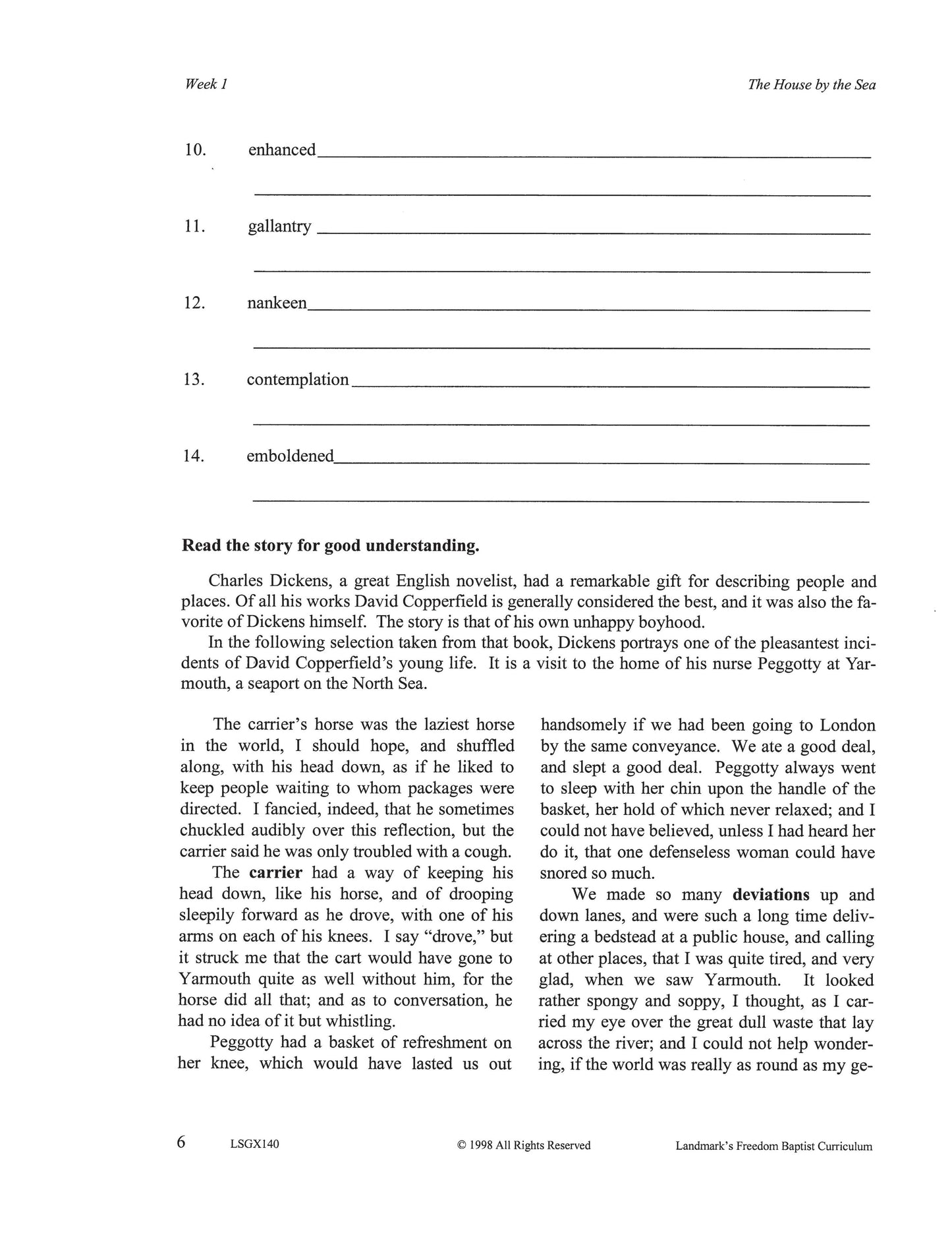 Literature Grade 08 - Character-Building Biographies