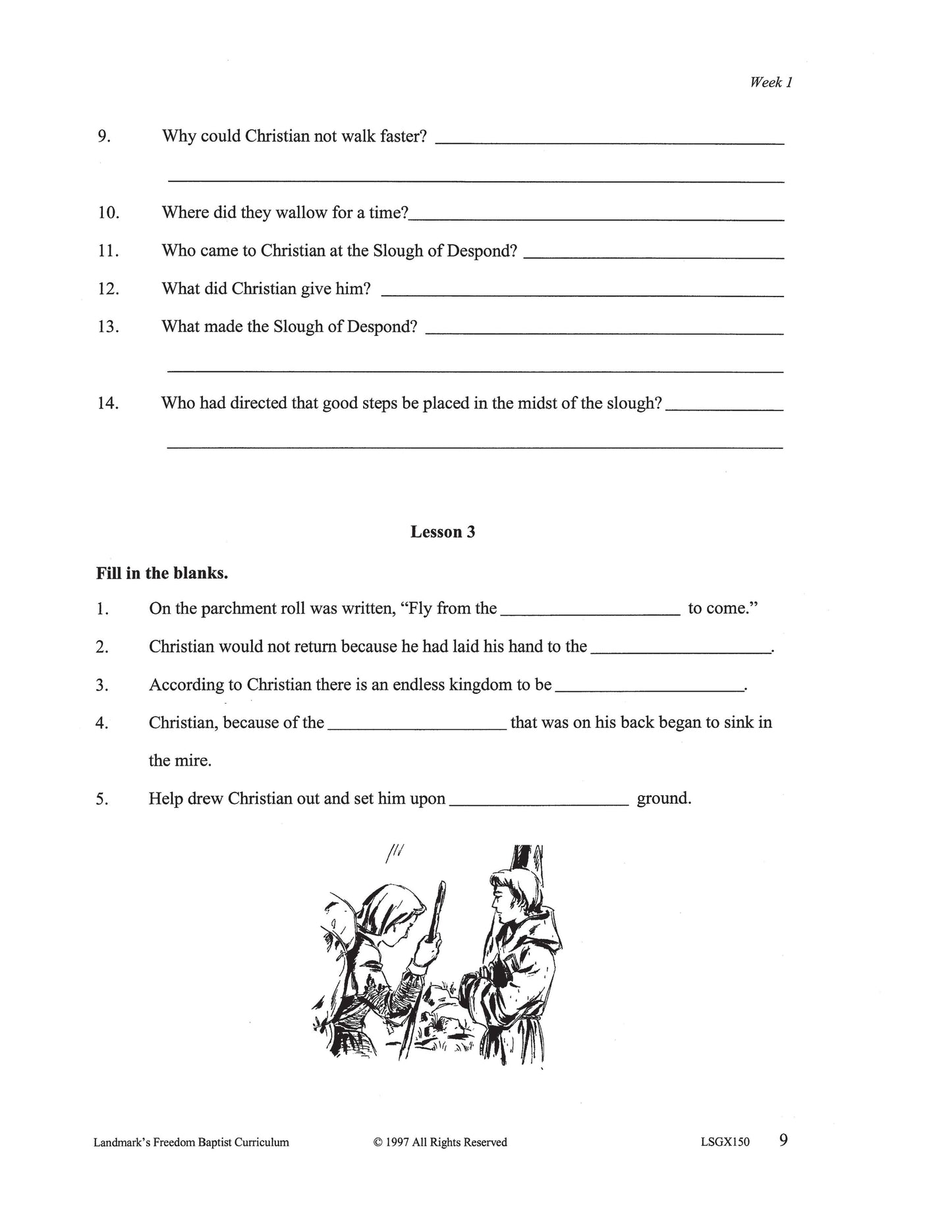 Literature Grade 10 - John Bunyan's The Pilgrim's Progress (ELECTIVE)