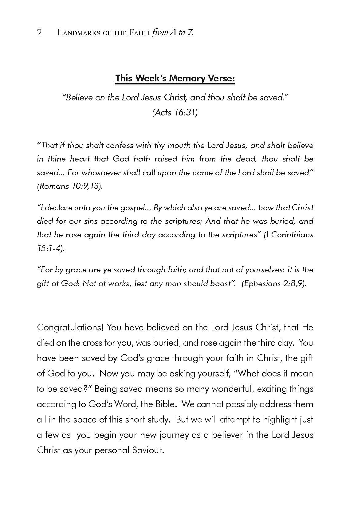 Landmarks of the Faith- Book 1