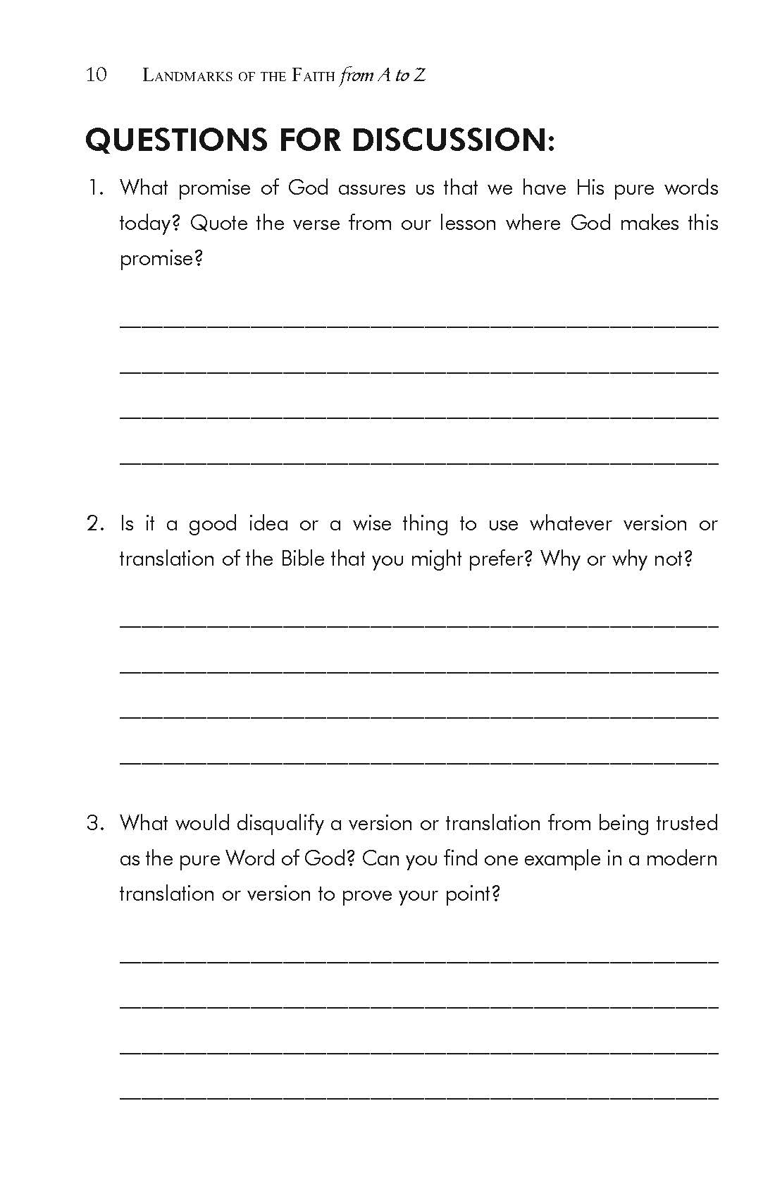 Landmarks of the Faith - Book 3