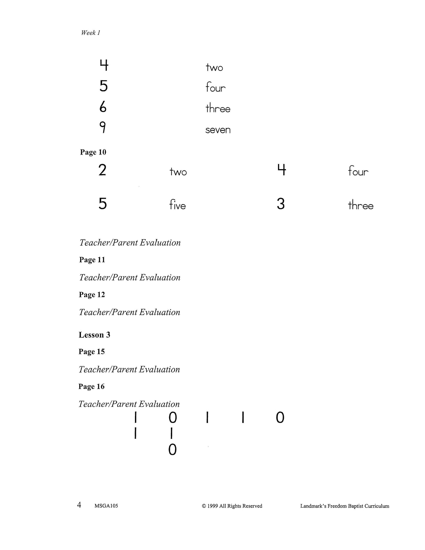 Math Grade 01
