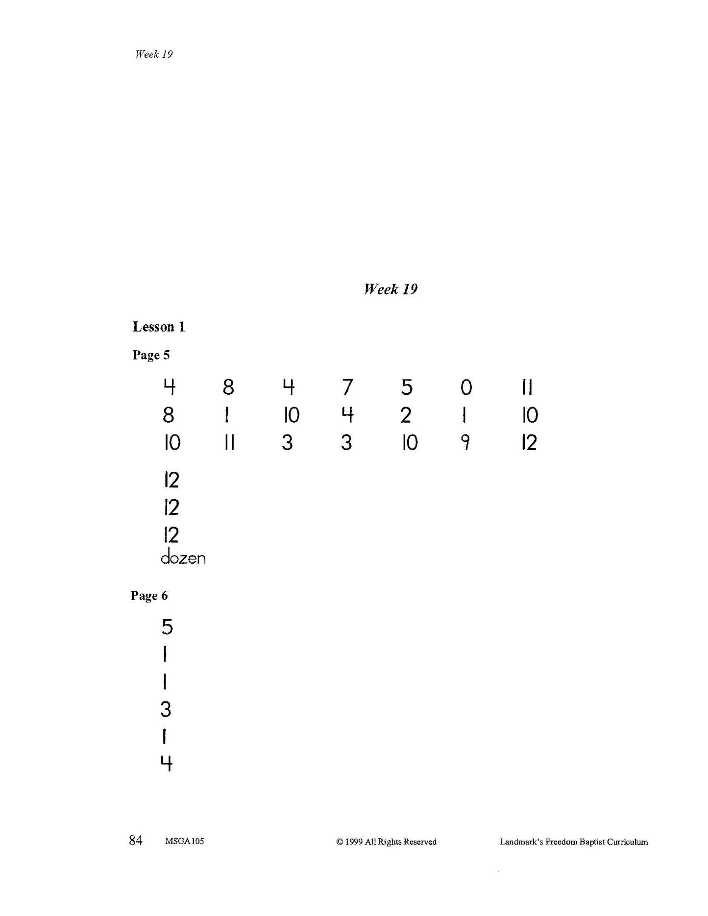 Math Grade 01