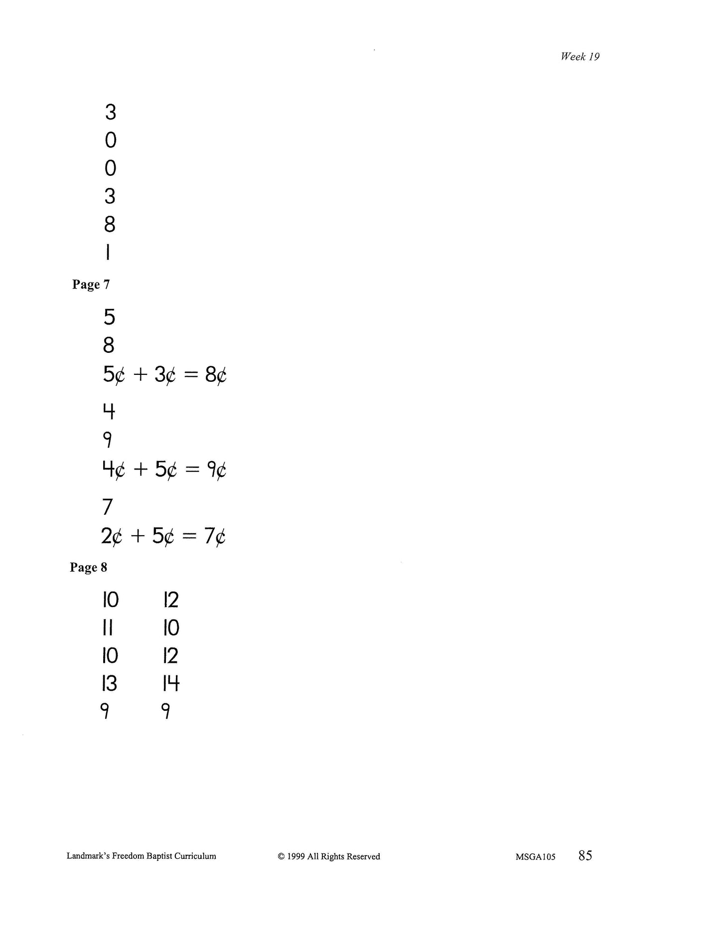 Math Grade 01