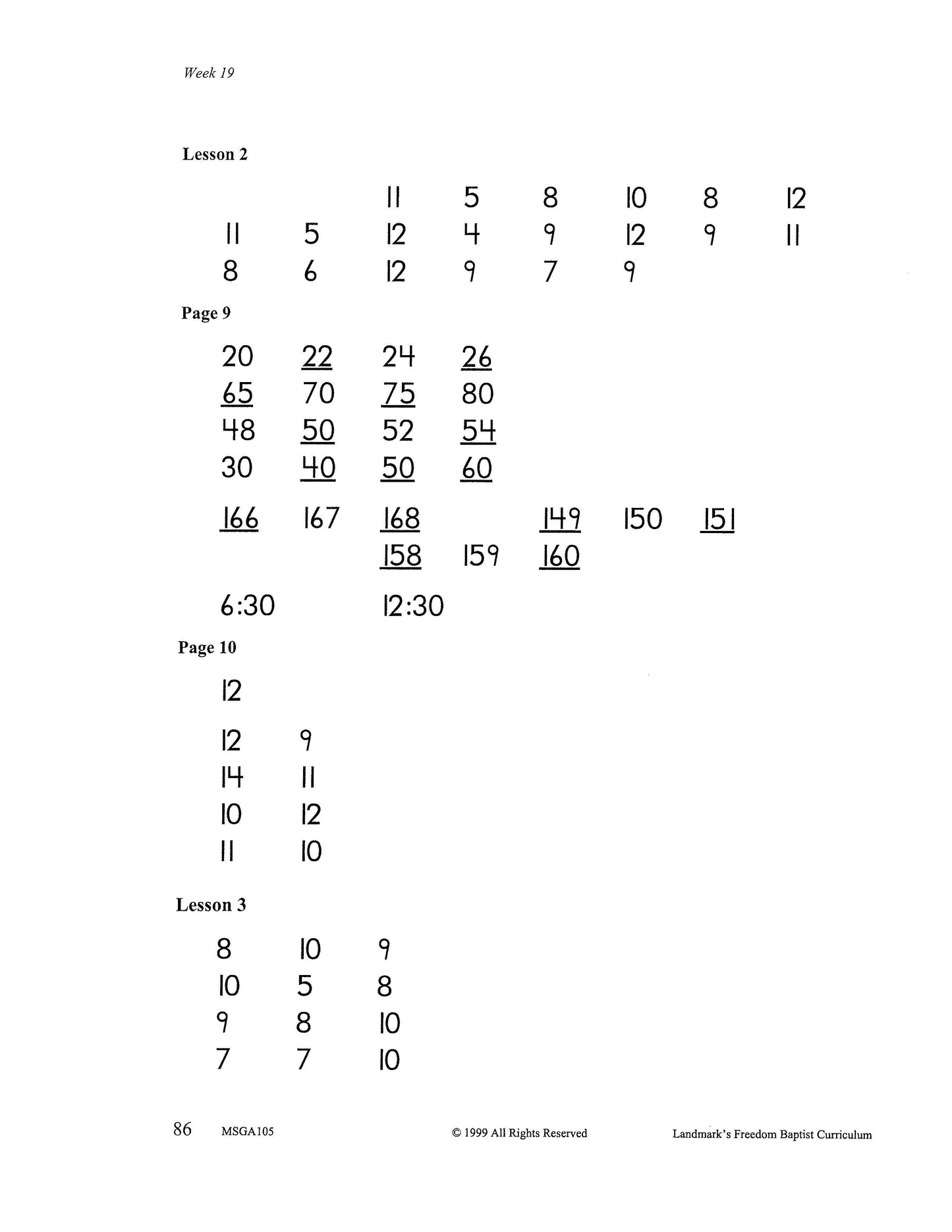 Math Grade 01