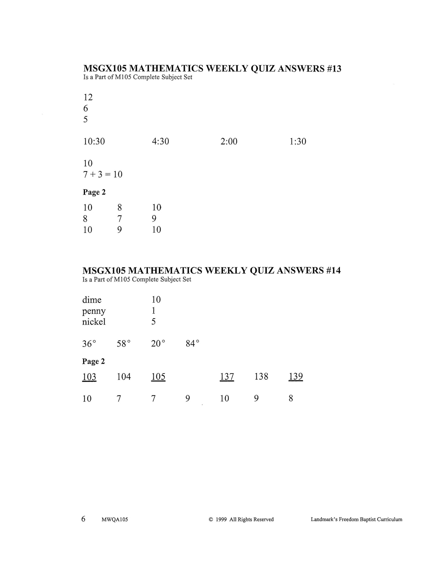 Math Grade 01