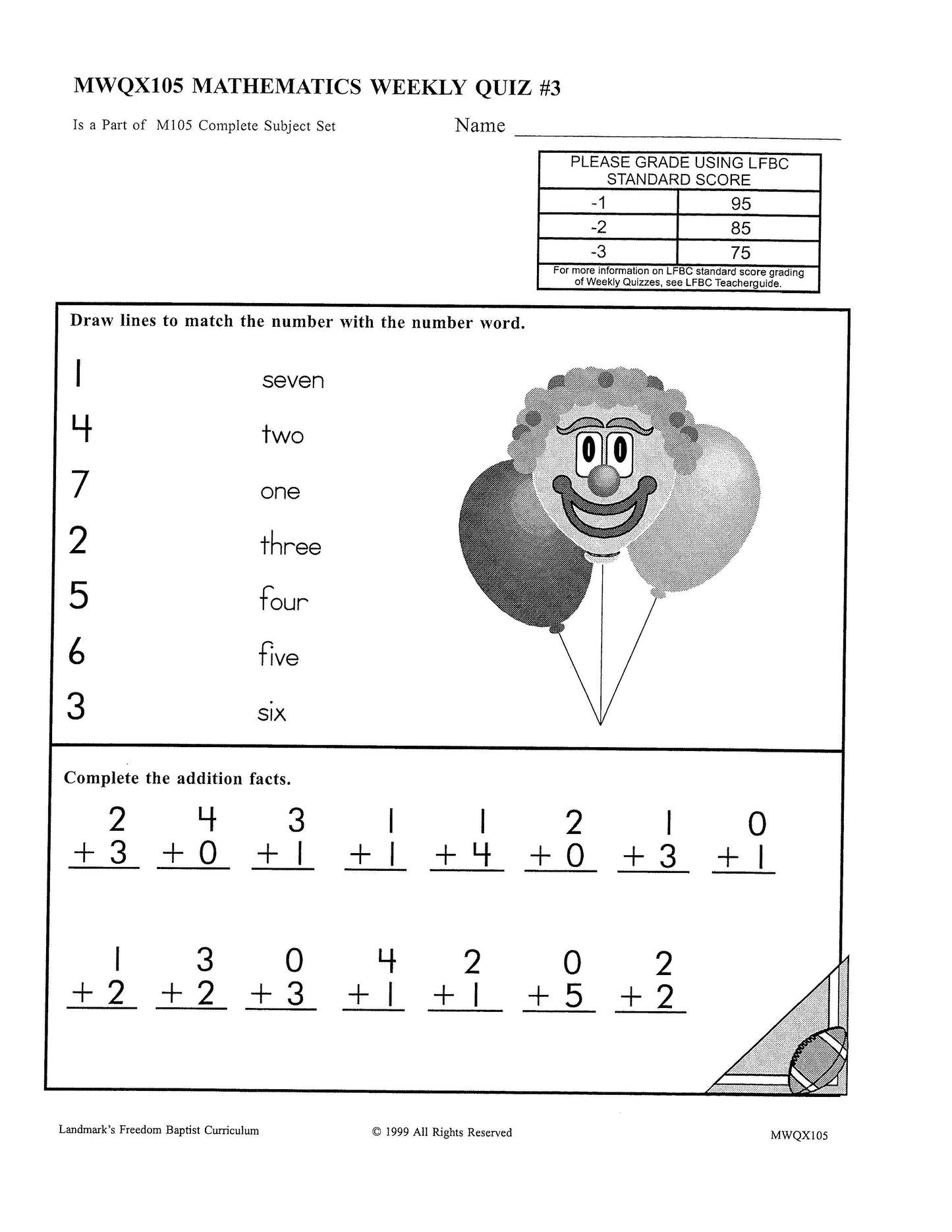 Math Grade 01