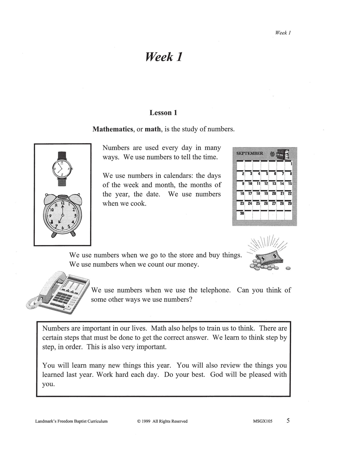 Math Grade 01