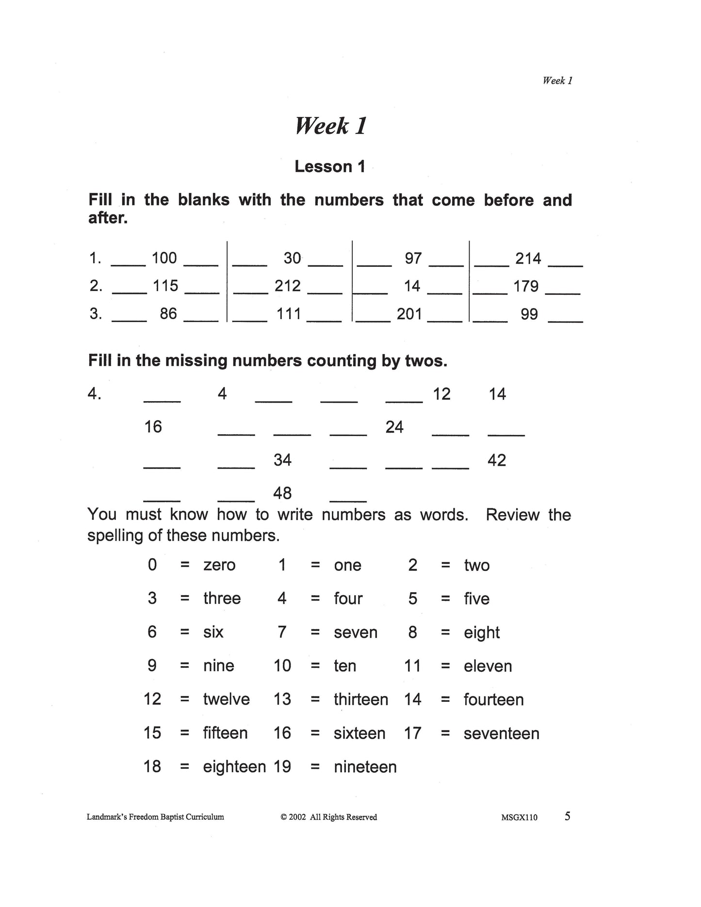 Math Grade 02