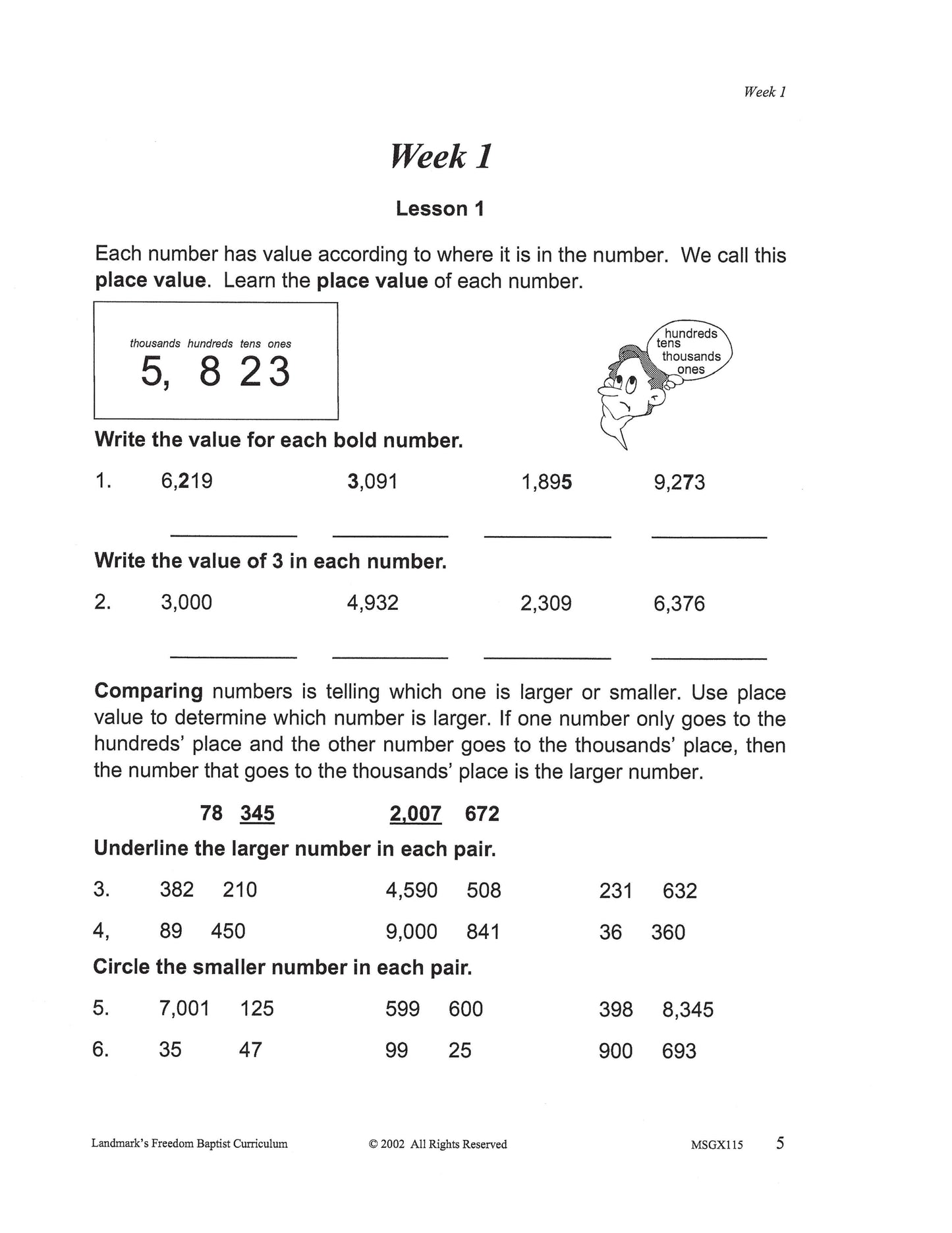 Math Grade 03