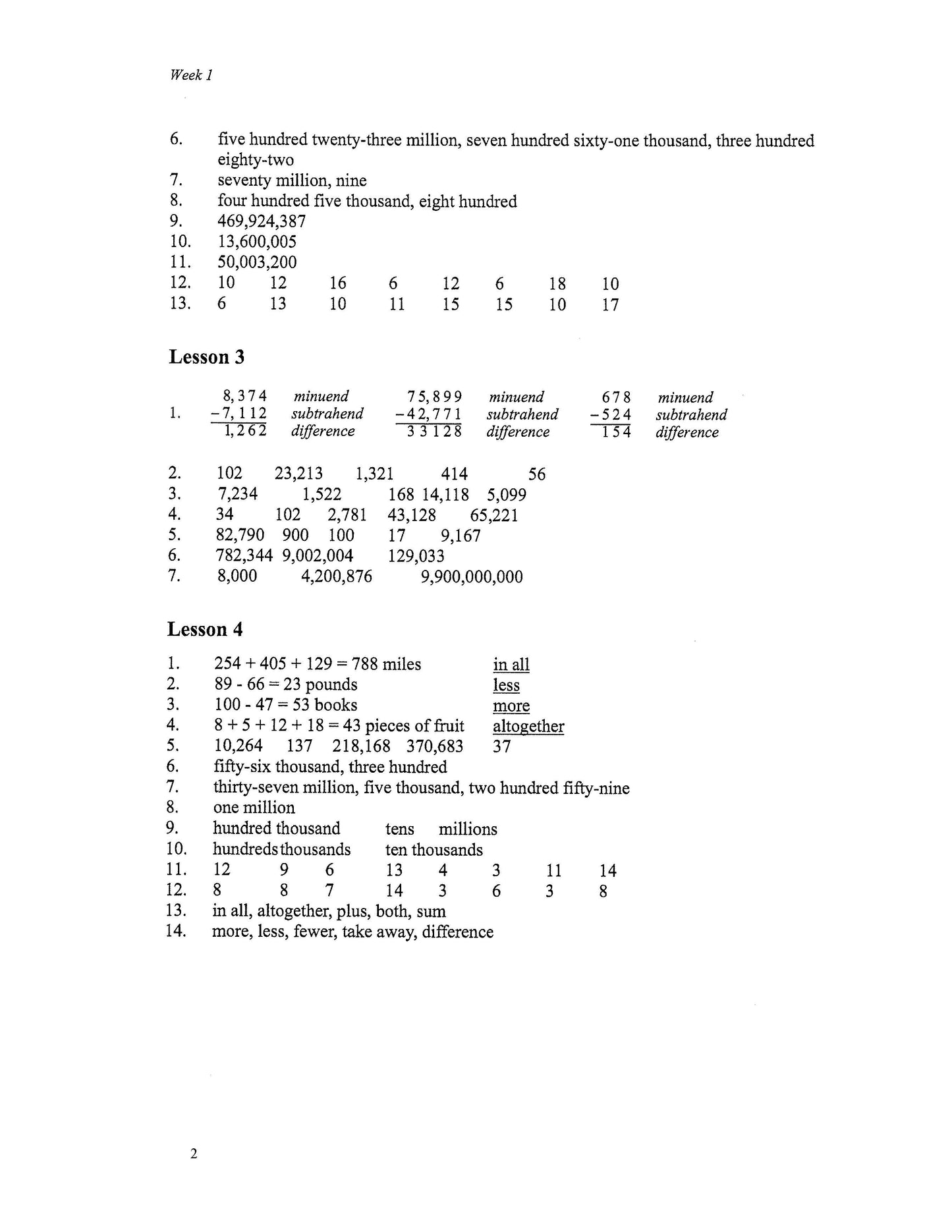 Math Grade 04