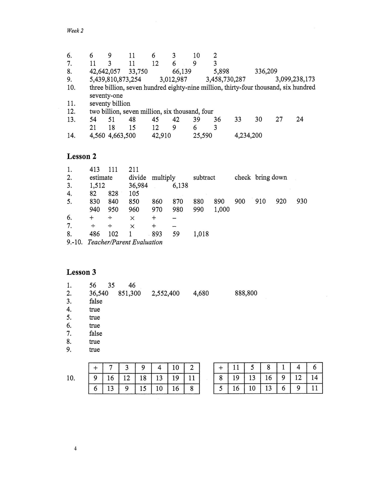 Math Grade 05