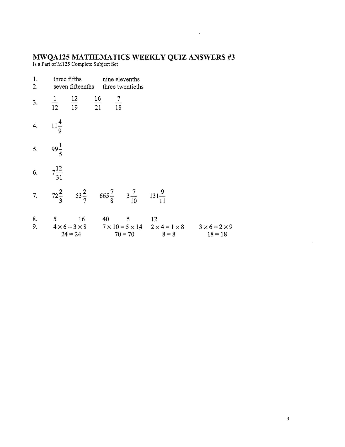 Math Grade 05