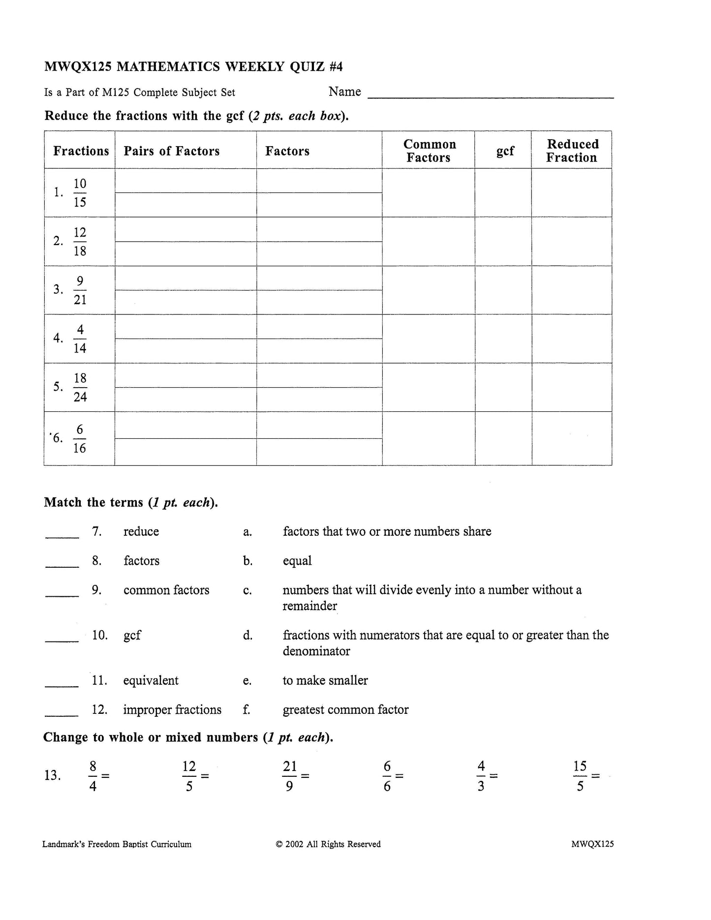 Math Grade 05
