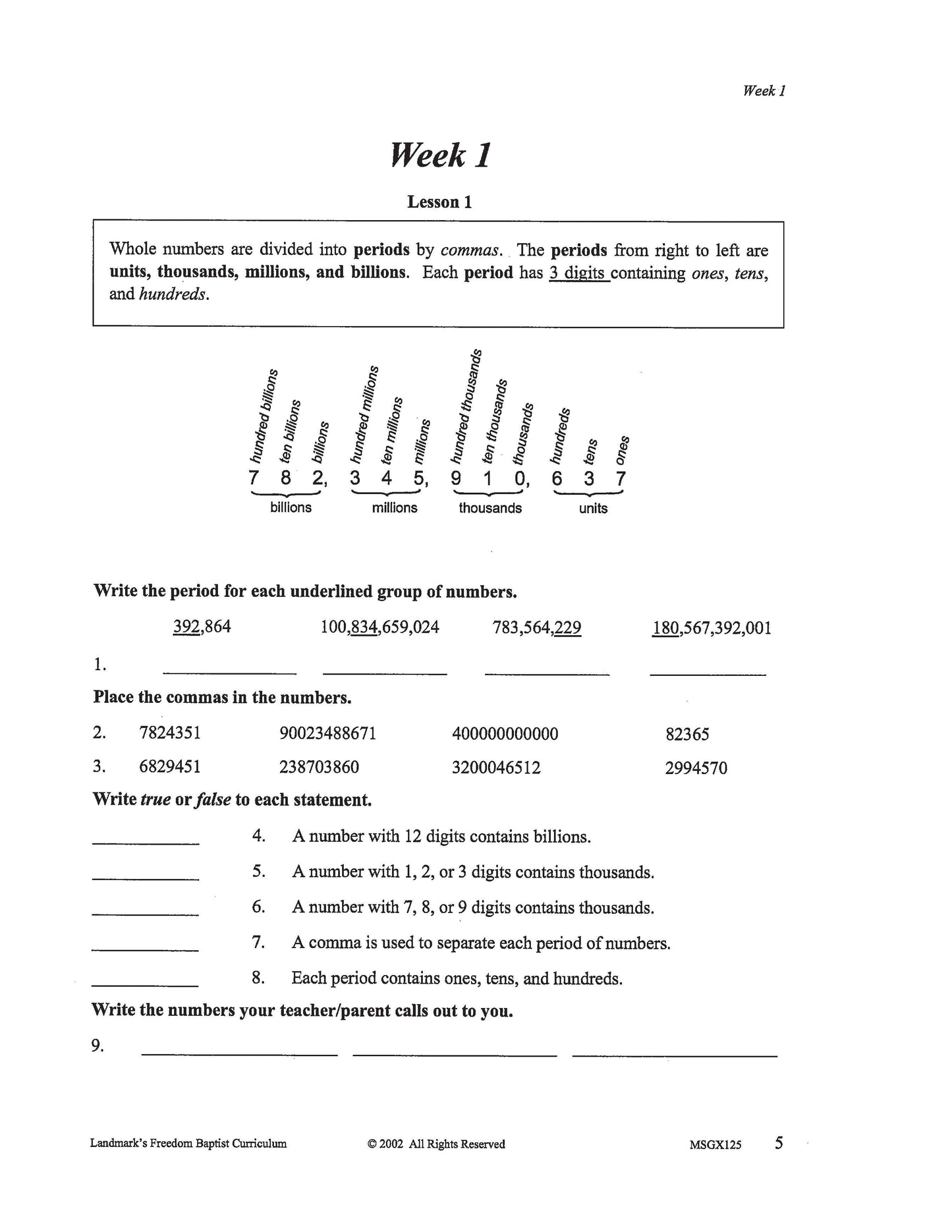 Math Grade 05