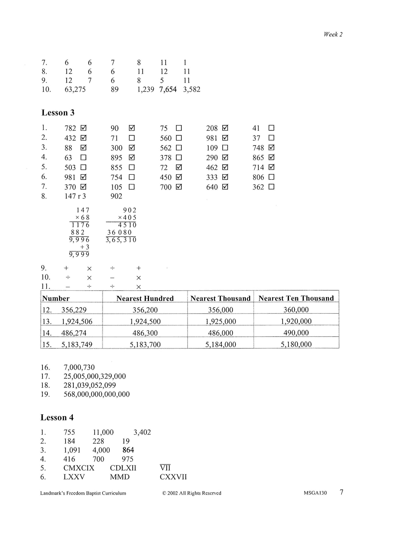 Math Grade 06