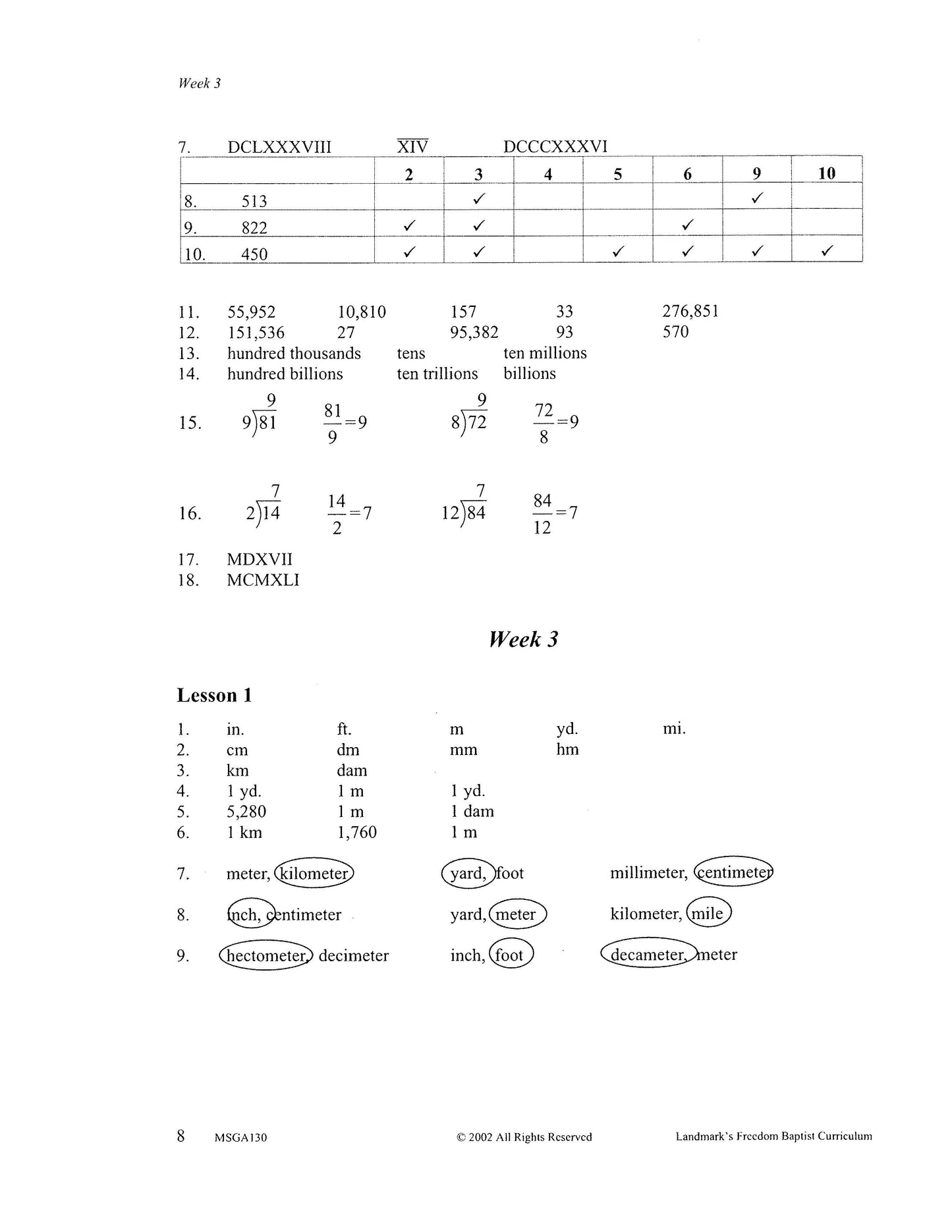 Math Grade 06