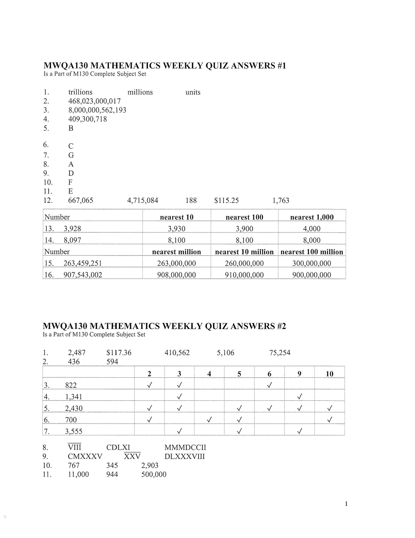 Math Grade 06
