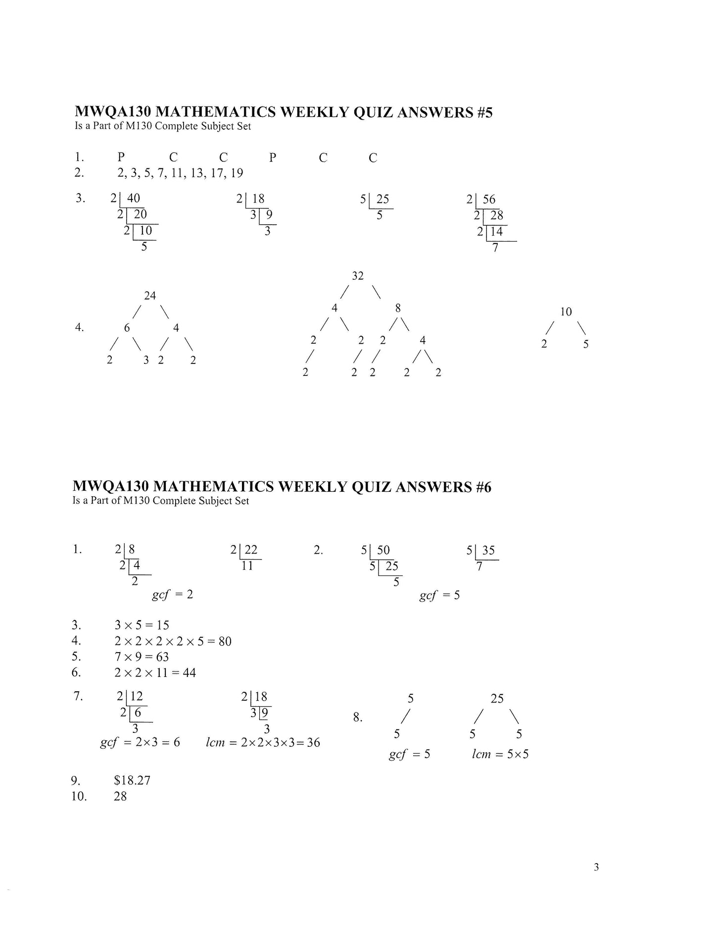 Math Grade 06