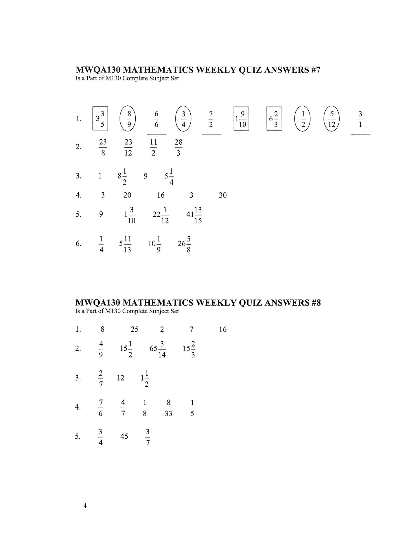 Math Grade 06