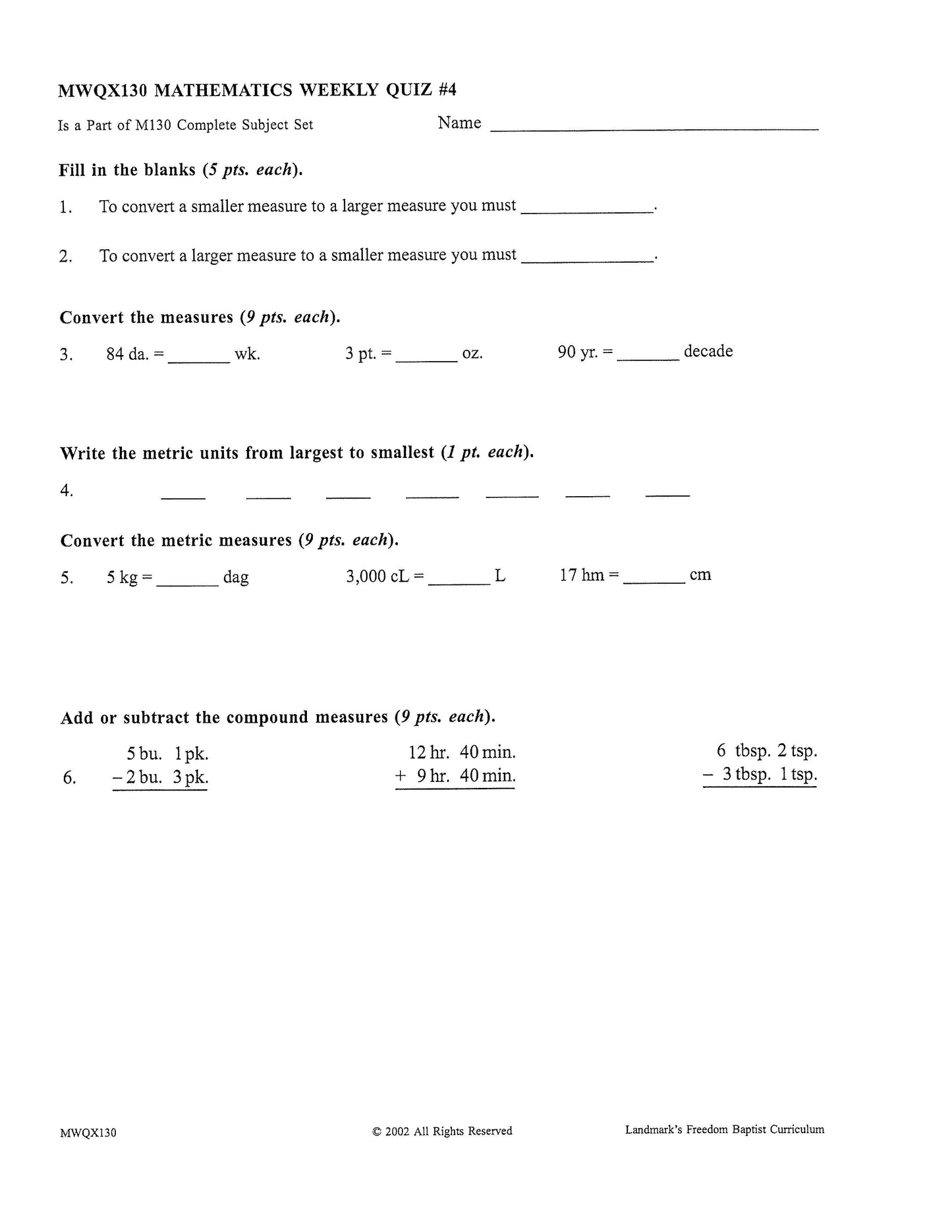 Math Grade 06