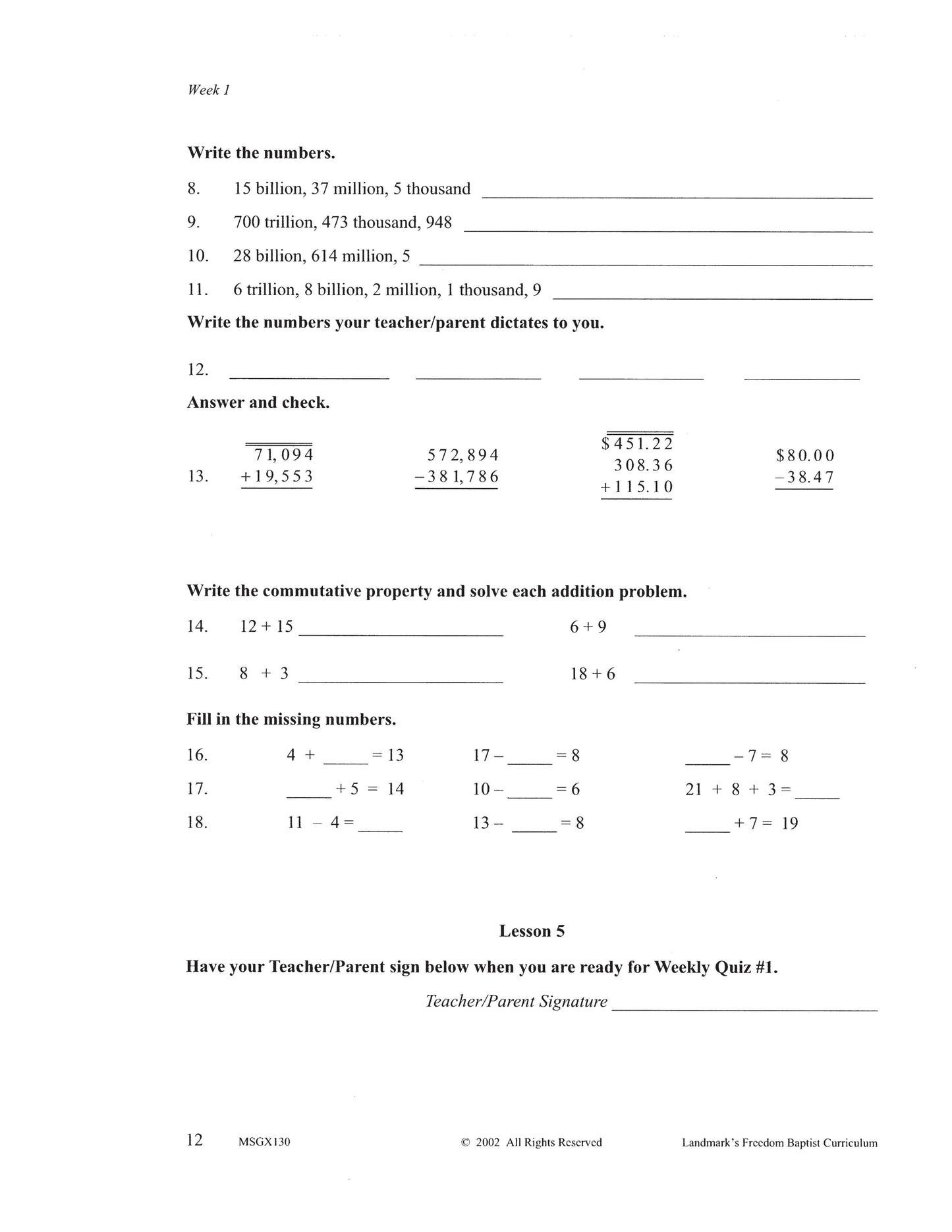 Math Grade 06