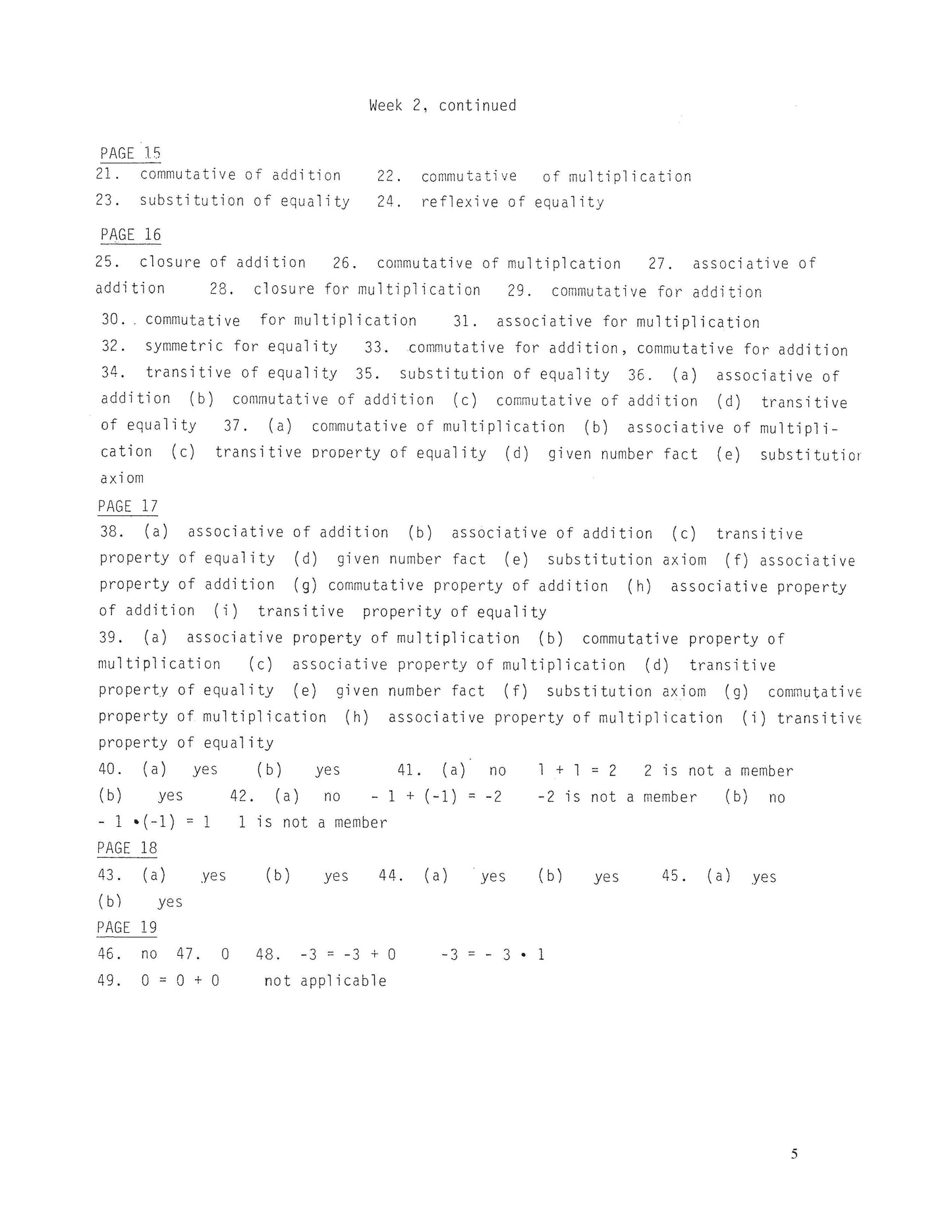 Math Grade 11 - Algebra II
