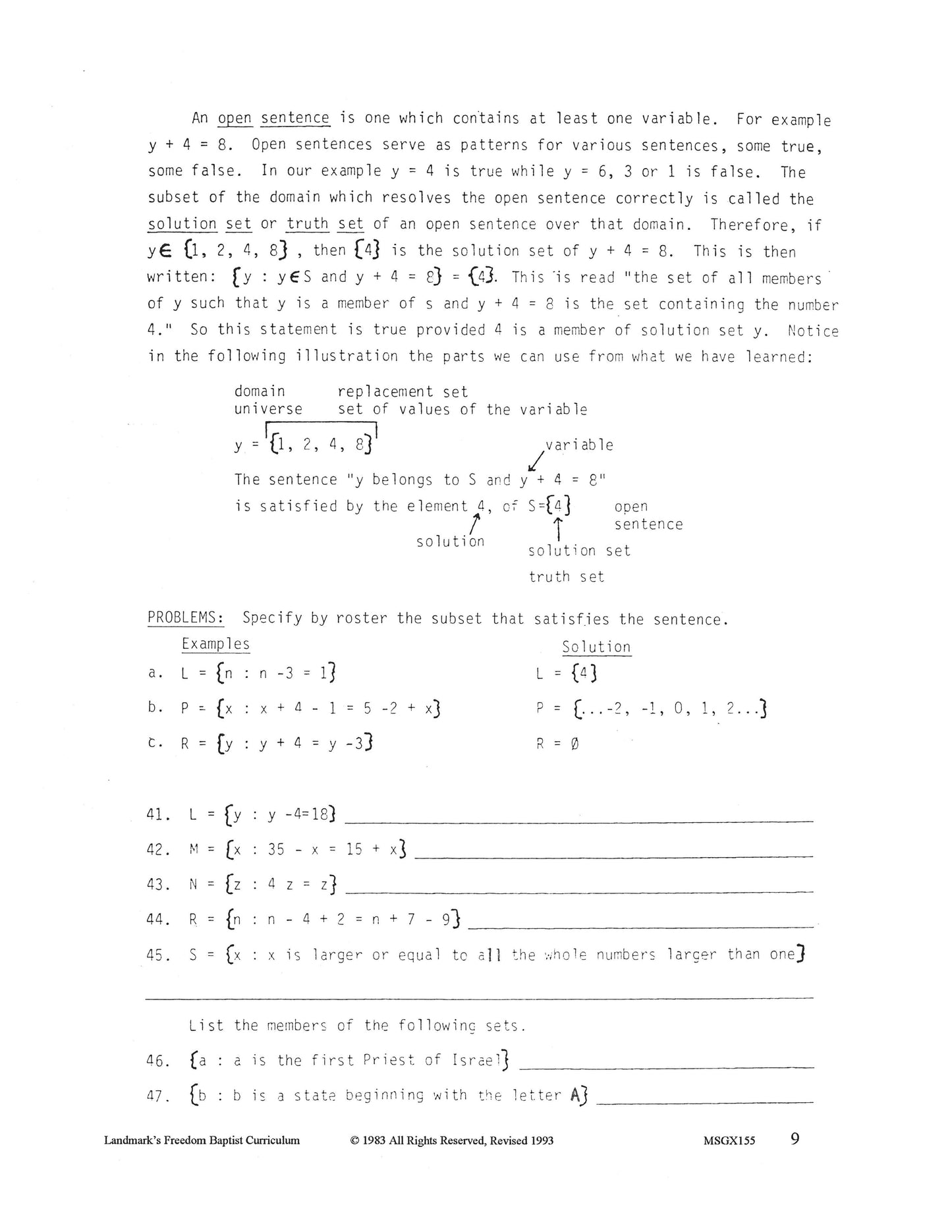 Math Grade 11 - Algebra II