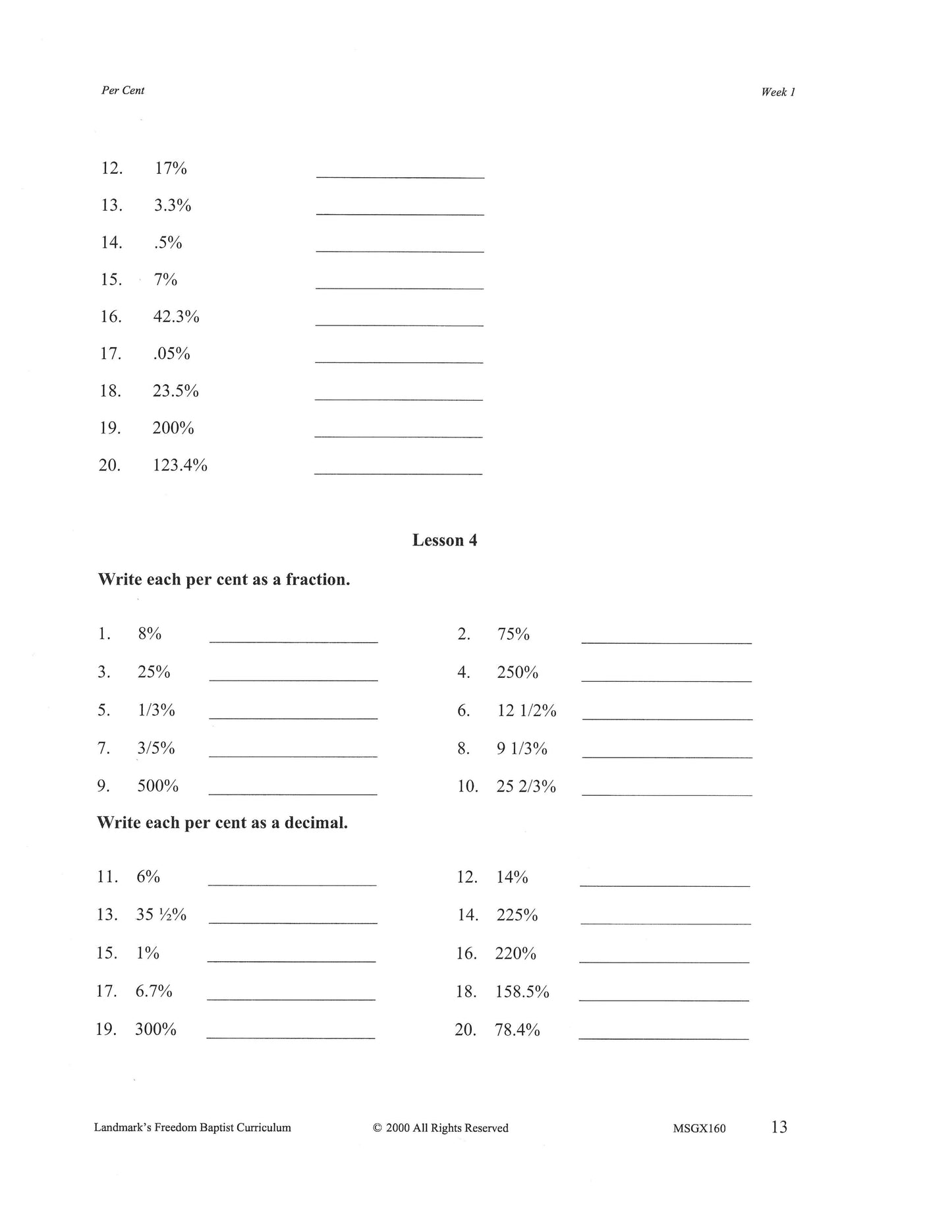 Math Grade 12 - Business Math
