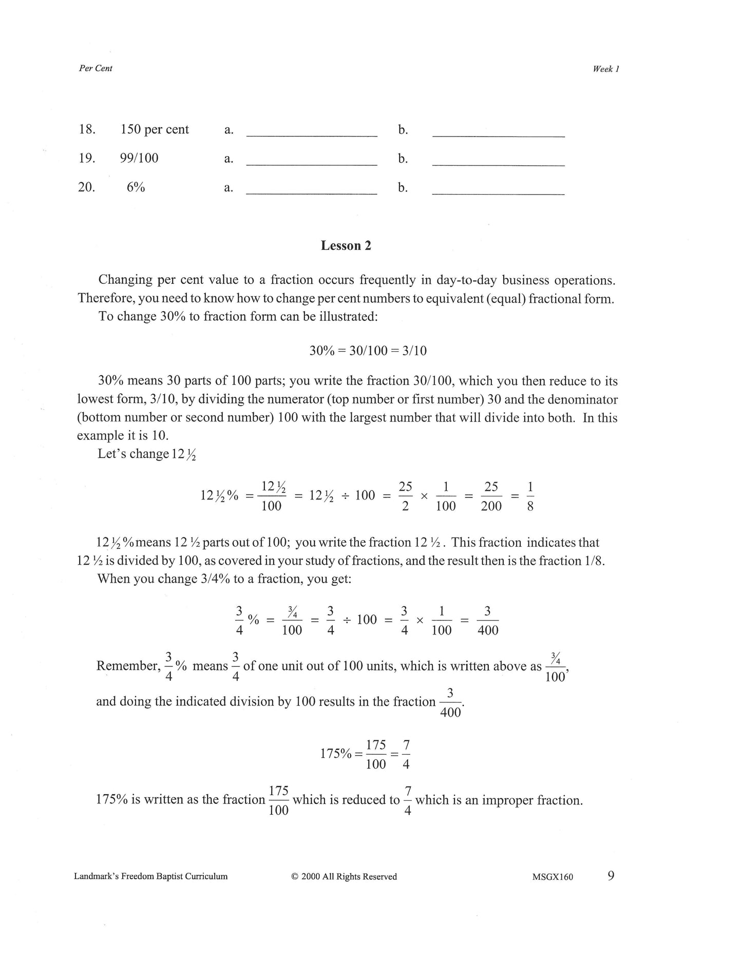 Math Grade 12 - Business Math