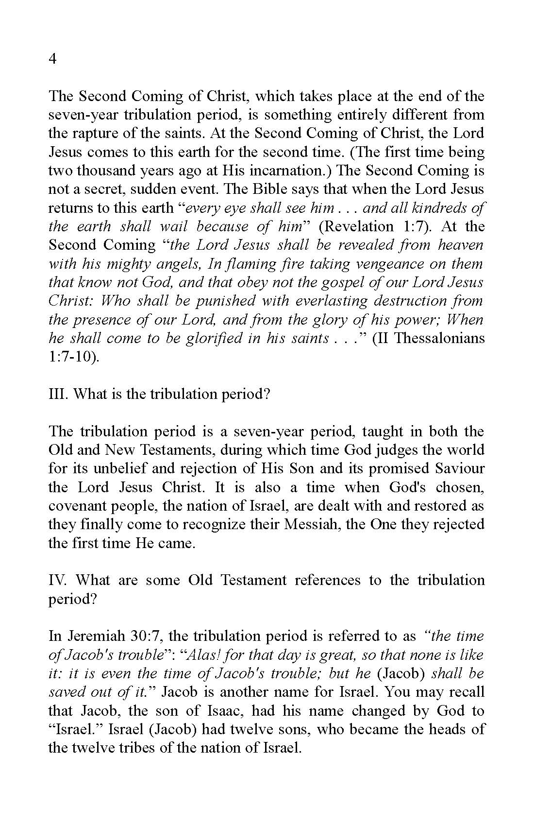 Rightly Dividing... The Rapture