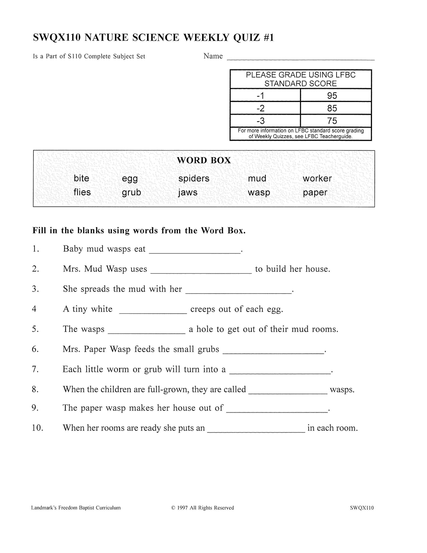 Science Grade 02 - Nature Science