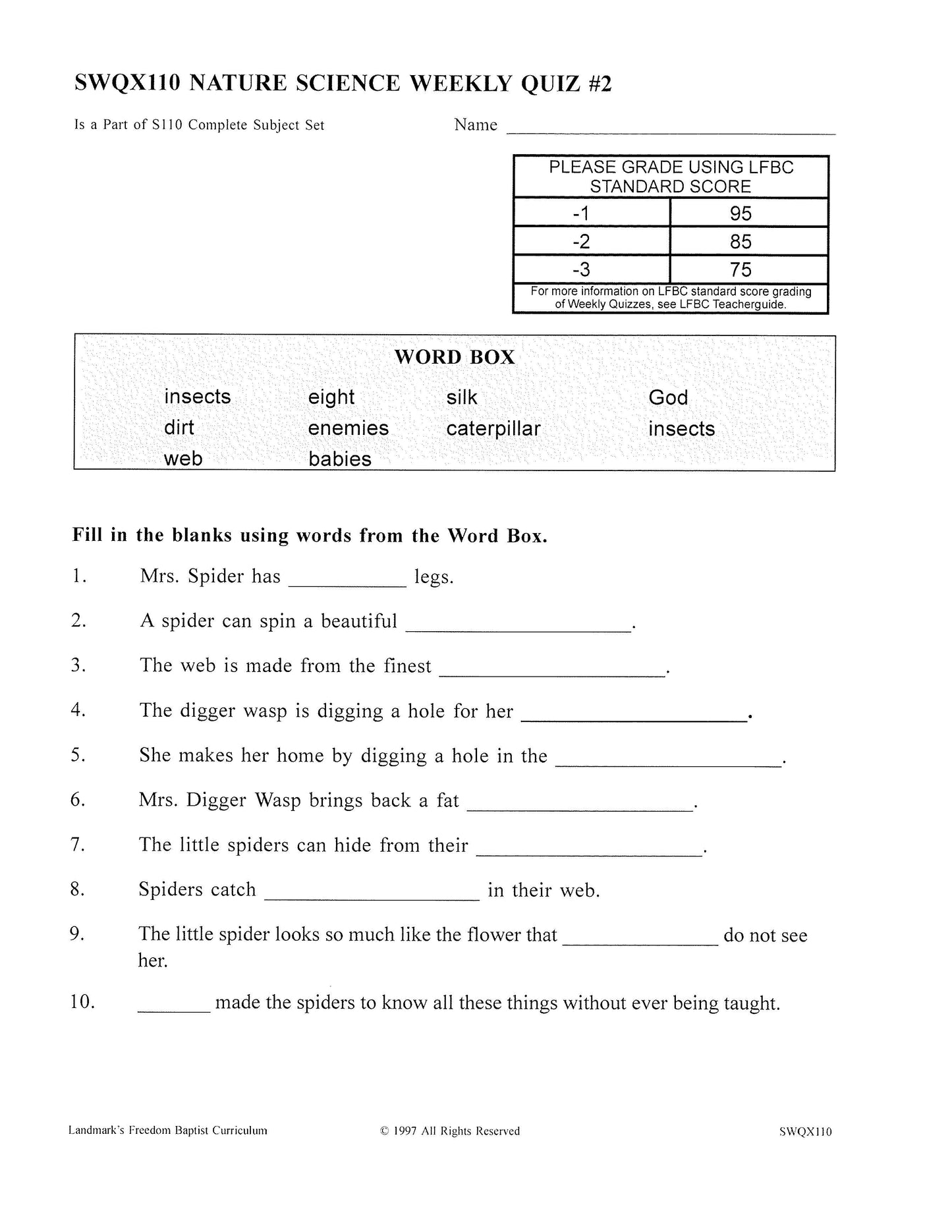 Science Grade 02 - Nature Science