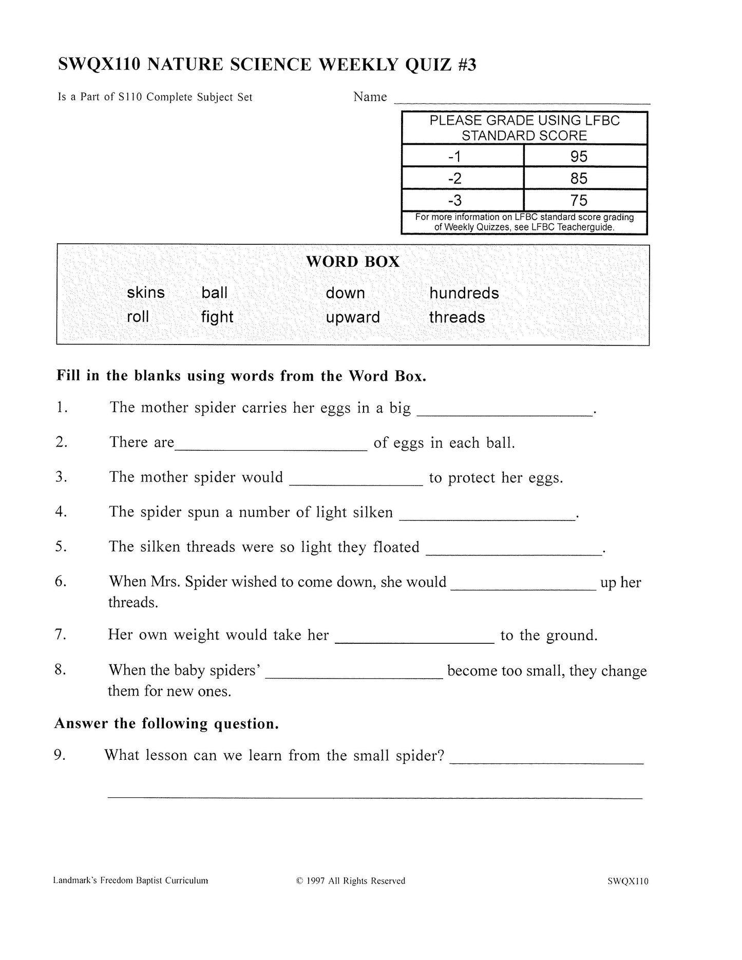 Science Grade 02 - Nature Science