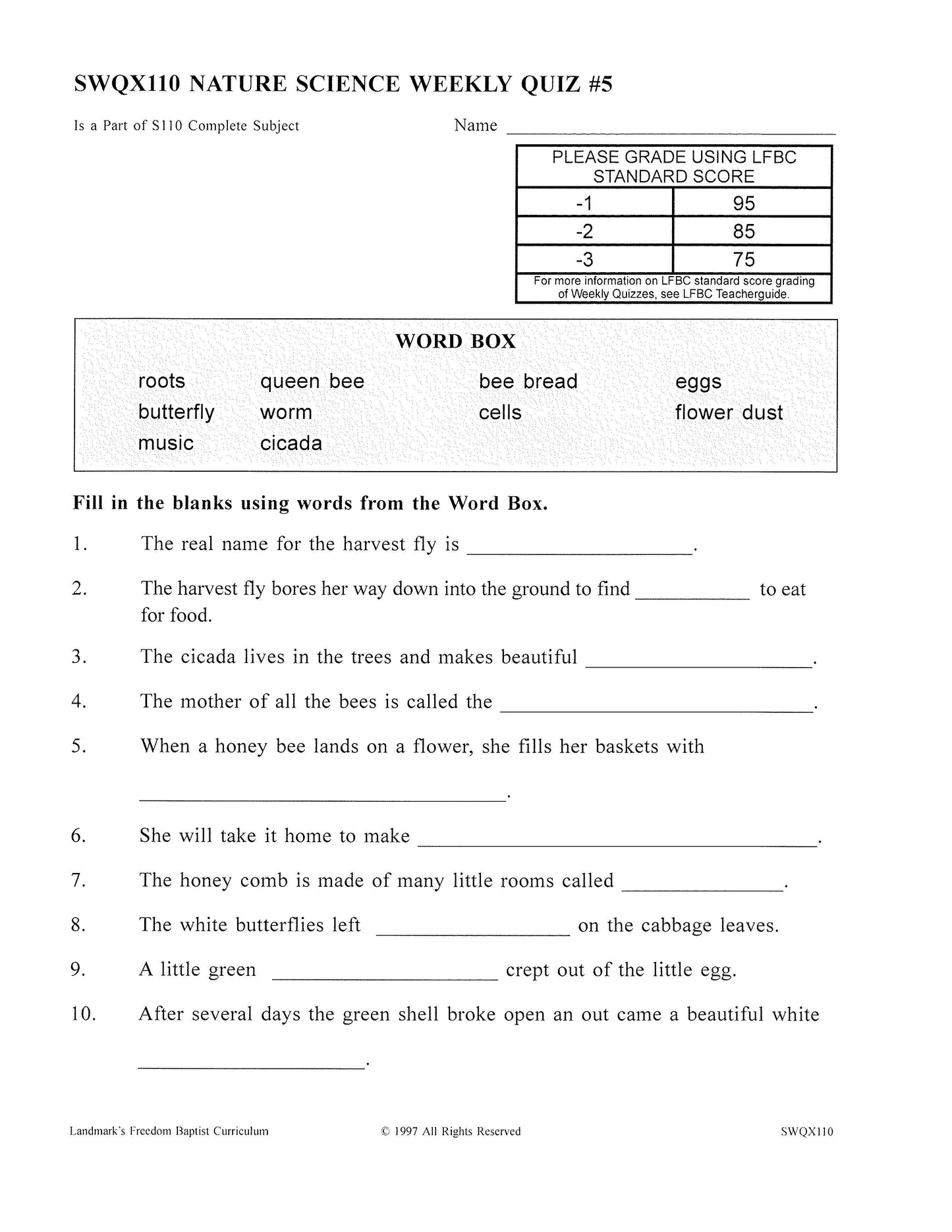 Science Grade 02 - Nature Science