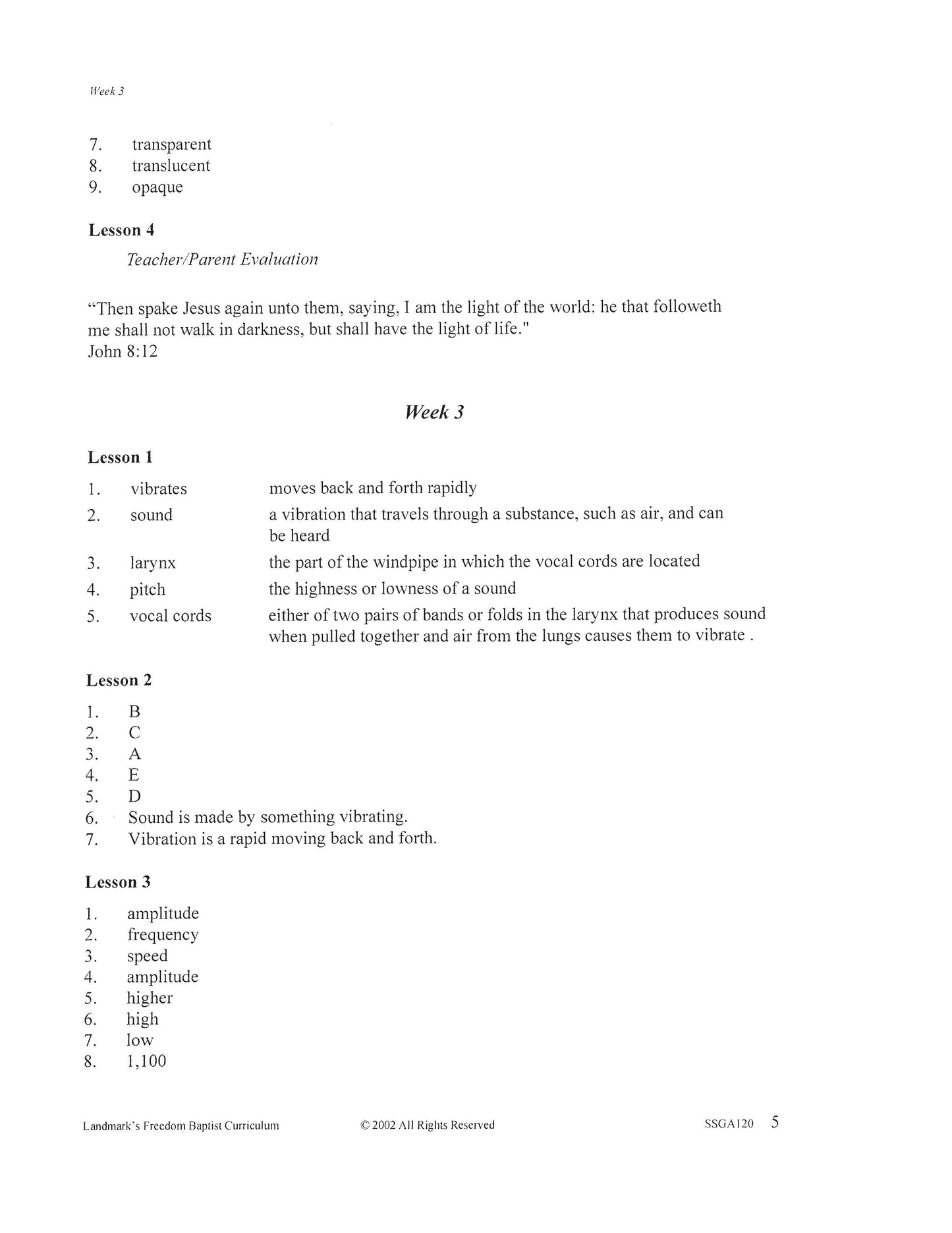 Science Grade 04 - Our World : Scientific Facts
