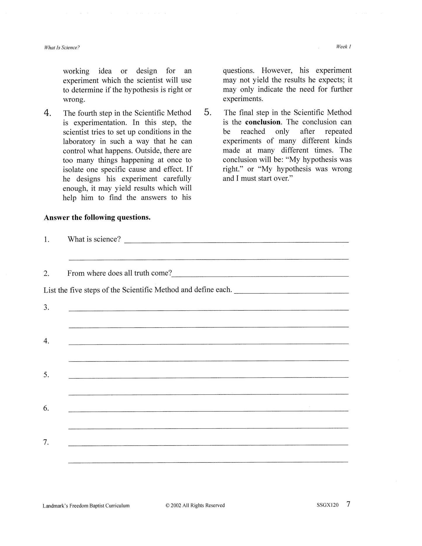 Science Grade 04 - Our World : Scientific Facts