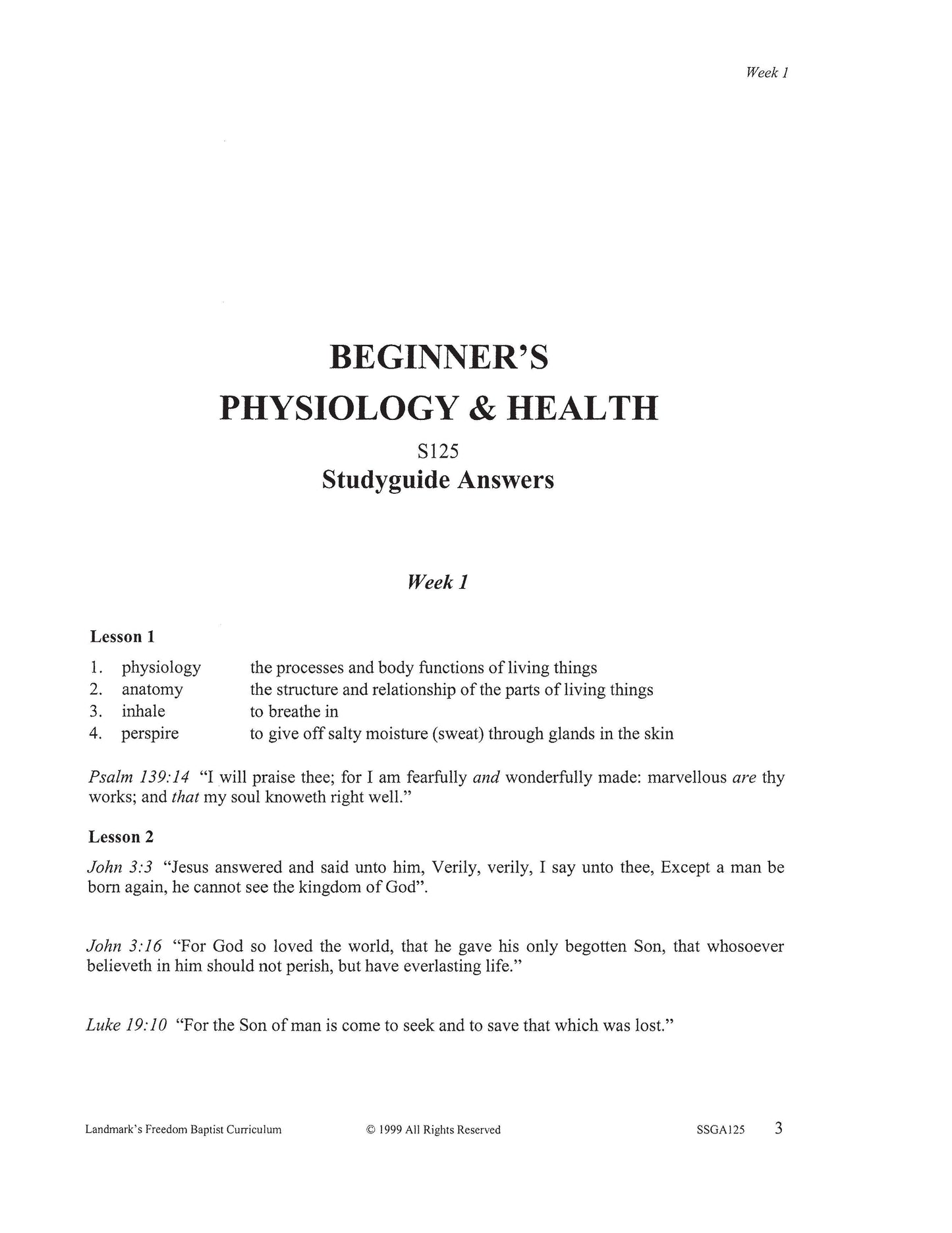Science Grade 05 - Beginner's Physiology & Health