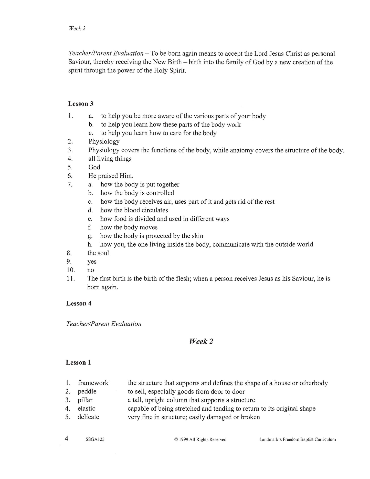 Science Grade 05 - Beginner's Physiology & Health